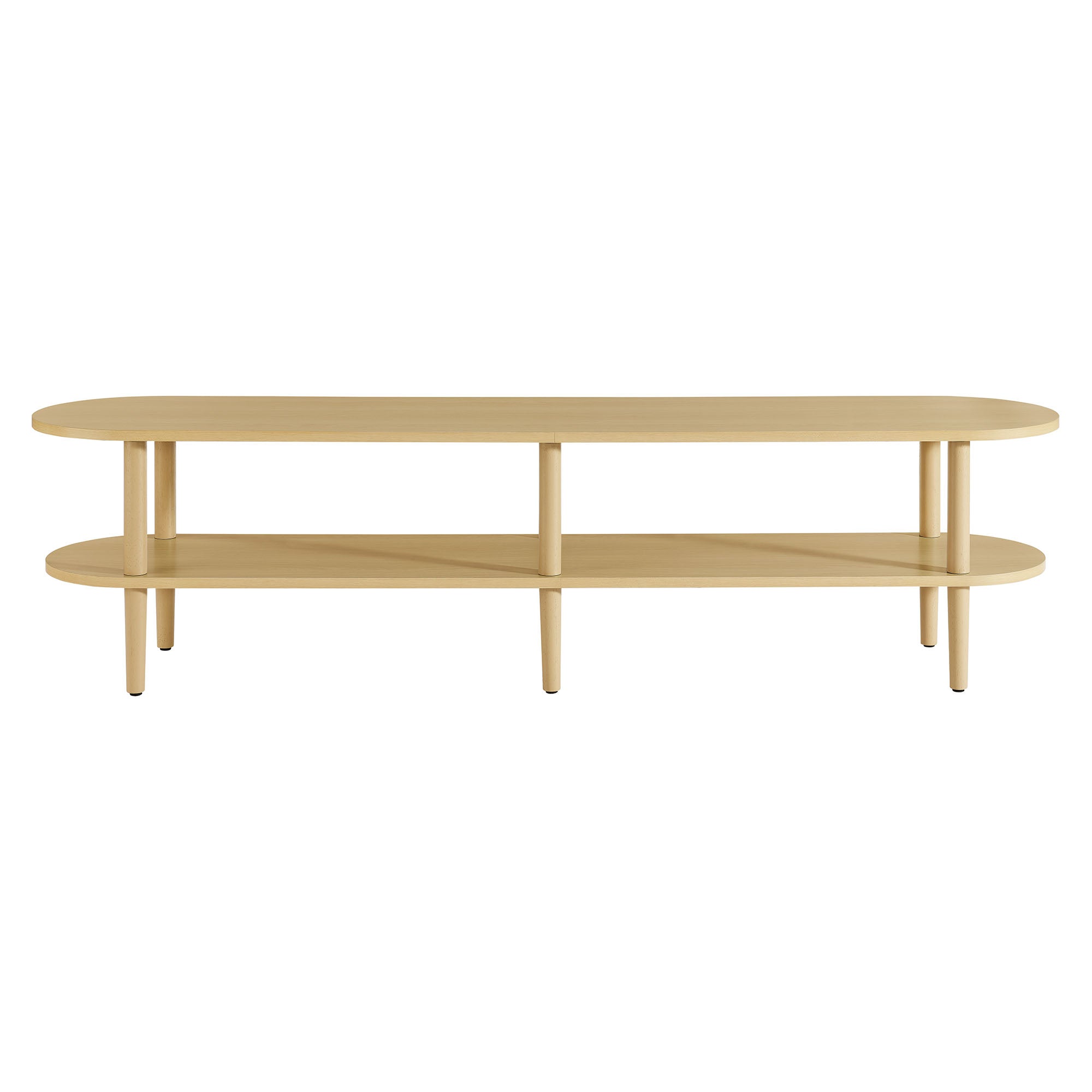 Torus Oval Wood TV Stand by Modway - Best Buy Furniture