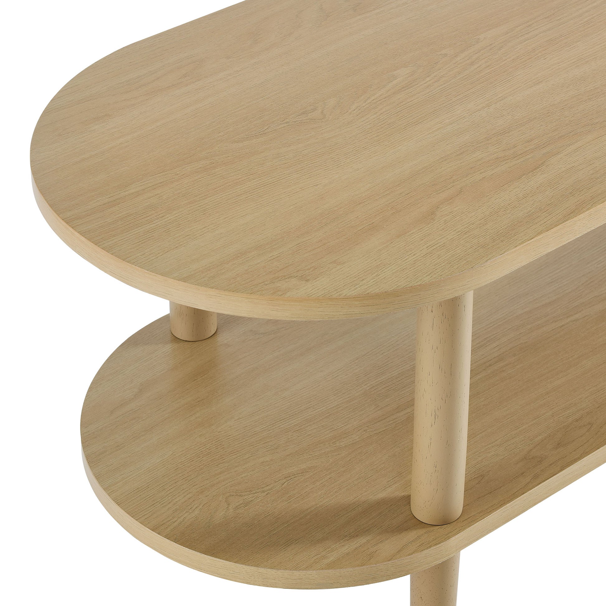 Torus Oval Wood TV Stand by Modway - Best Buy Furniture