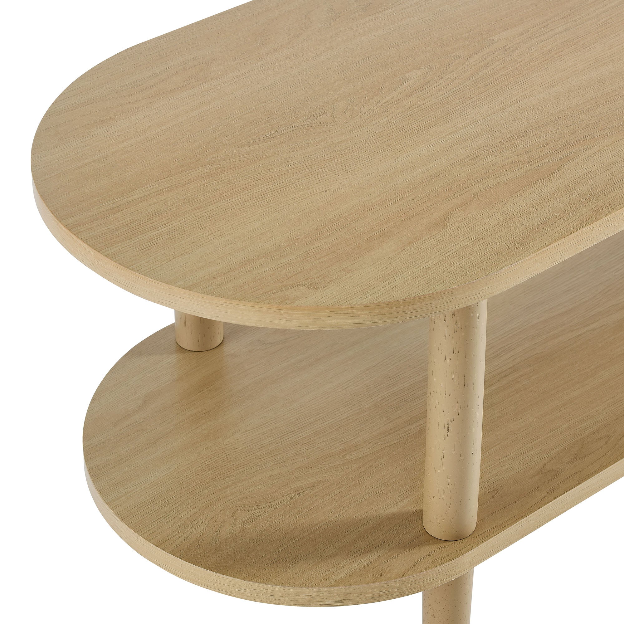 Torus Oval Wood TV Stand by Modway - Best Buy Furniture