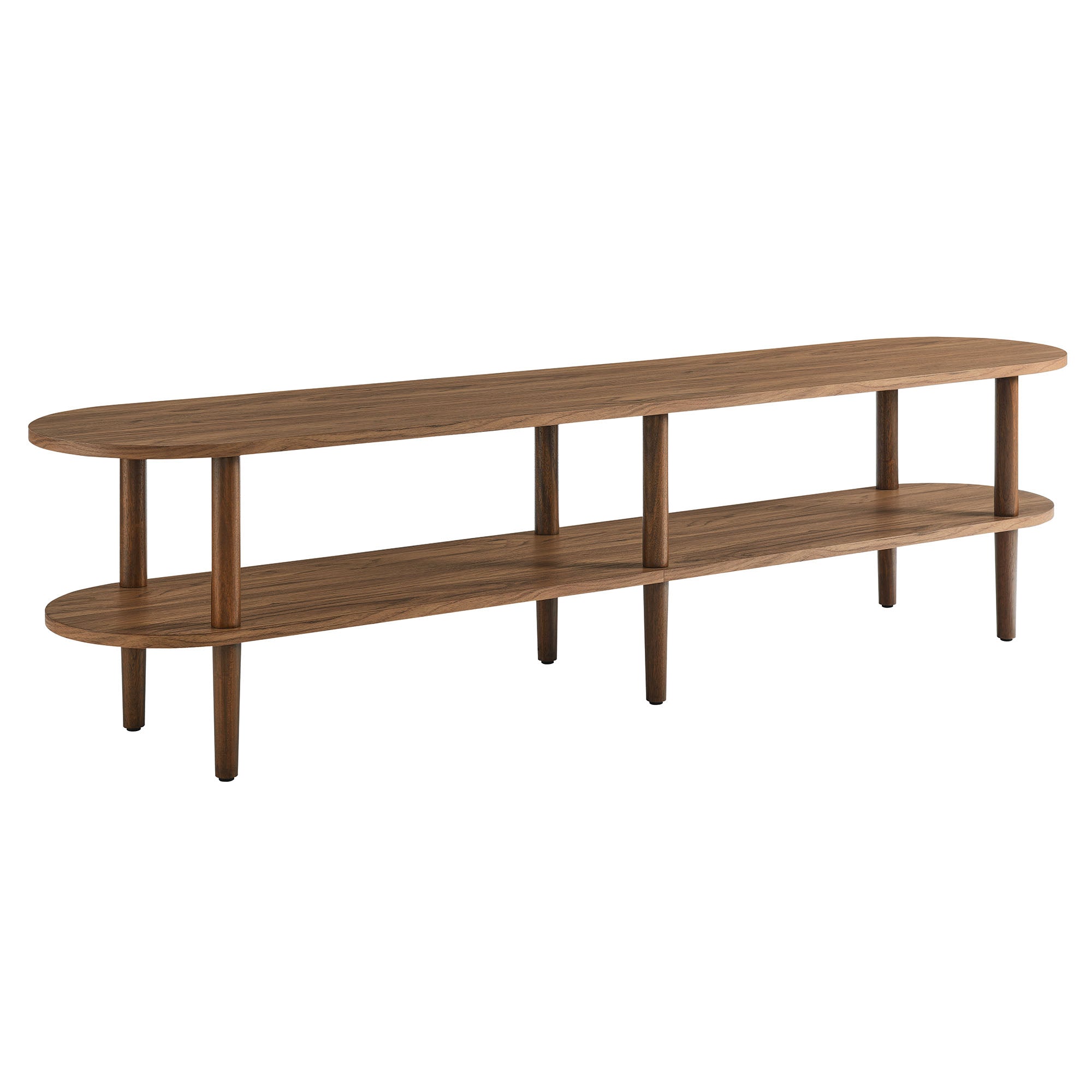 Torus Oval Wood TV Stand by Modway - Best Buy Furniture