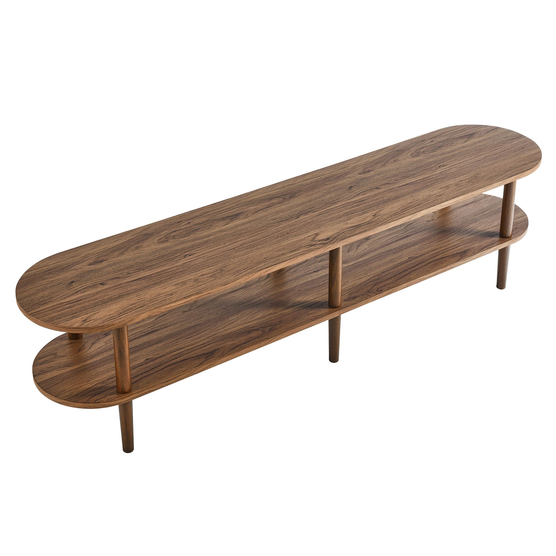Torus Oval Wood TV Stand by Modway - Best Buy Furniture