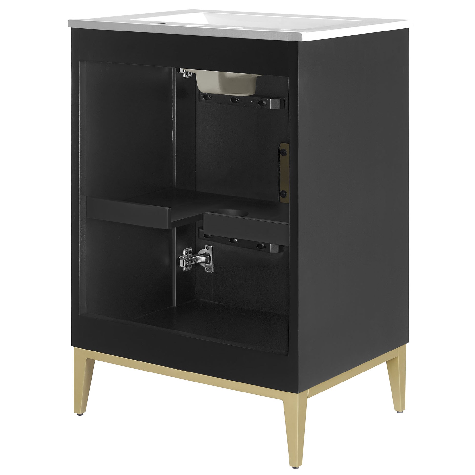 Beau 24" Wood Bathroom Vanity with Basin by Modway - Best Buy Furniture