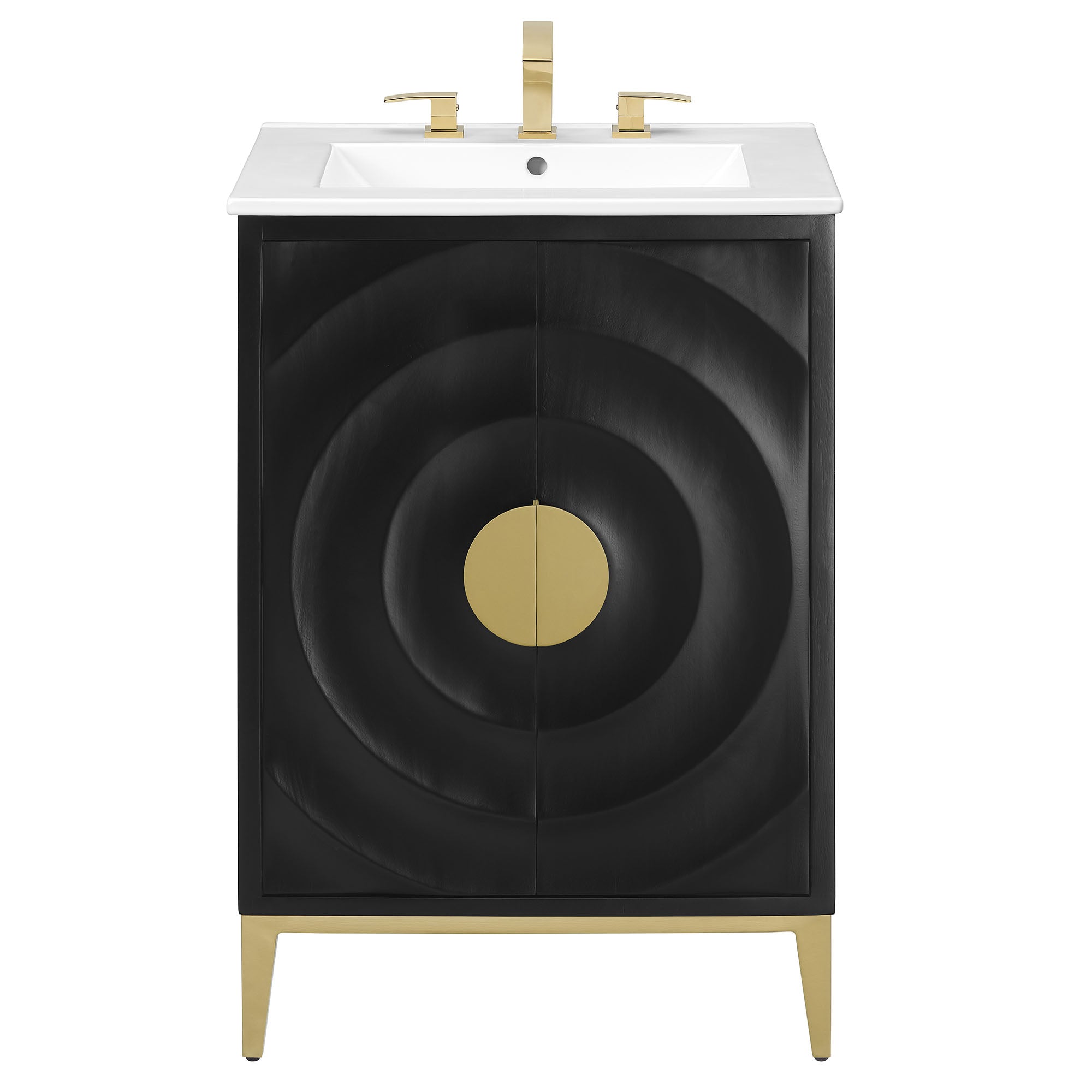 Beau 24" Wood Bathroom Vanity with Basin by Modway - Best Buy Furniture