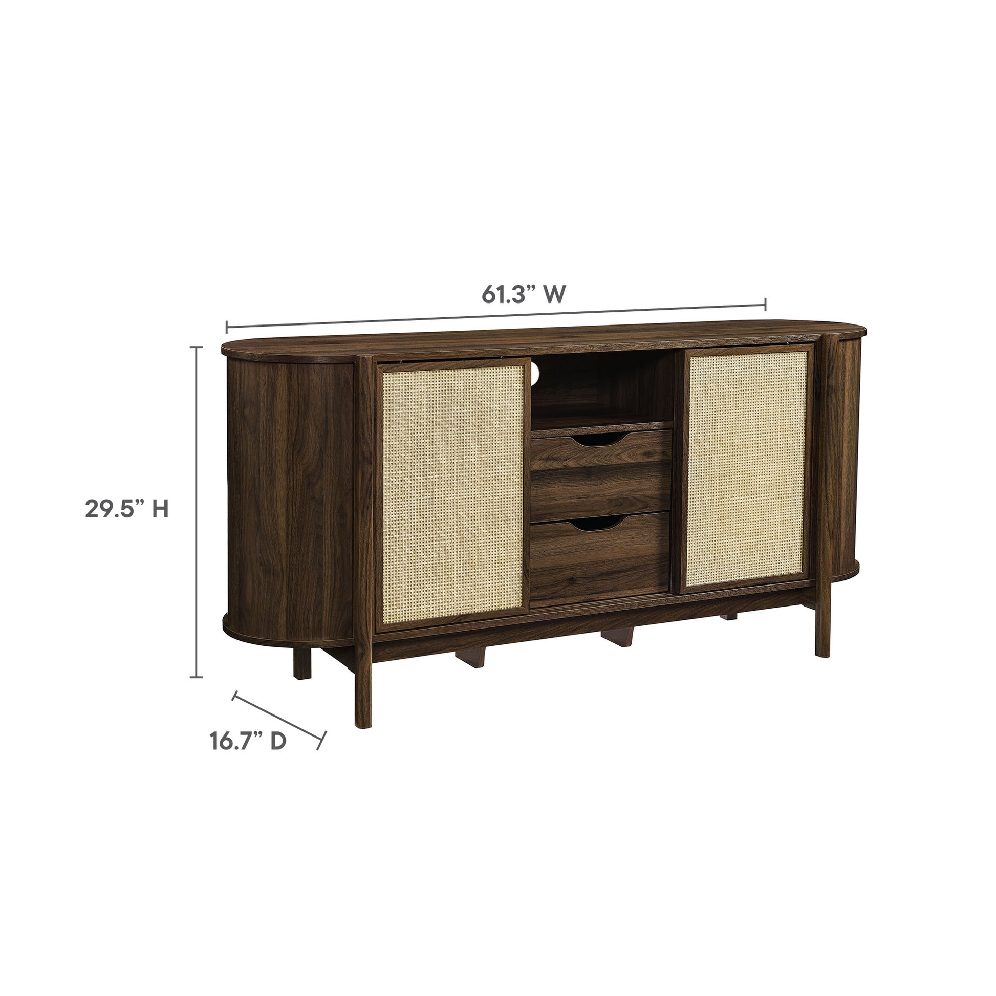 Reid 63" Curved Sideboard by Modway - Best Buy Furniture