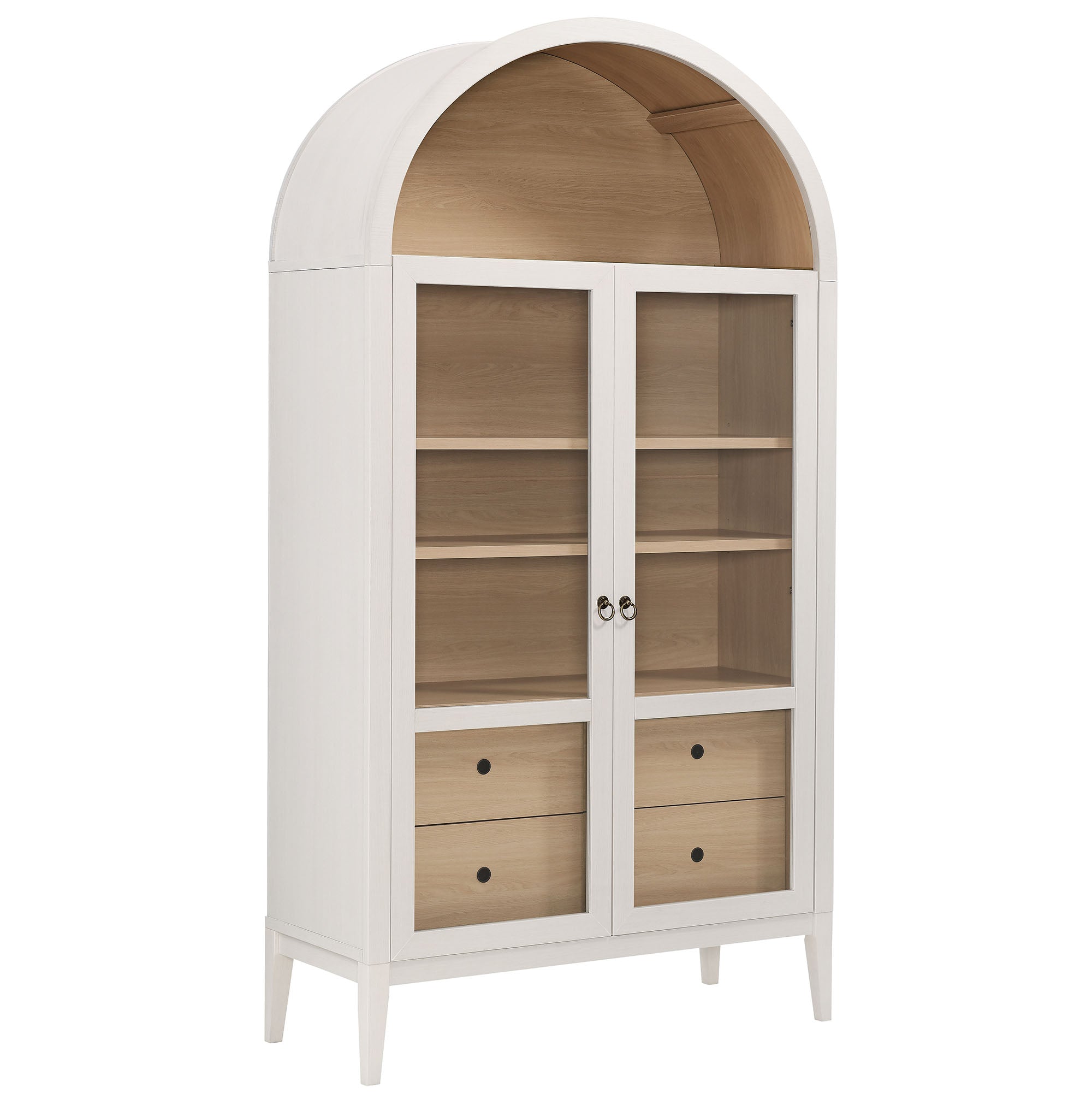 Nolan 74" Tall Wide Arched Storage Display Cabinet by Modway - Best Buy Furniture