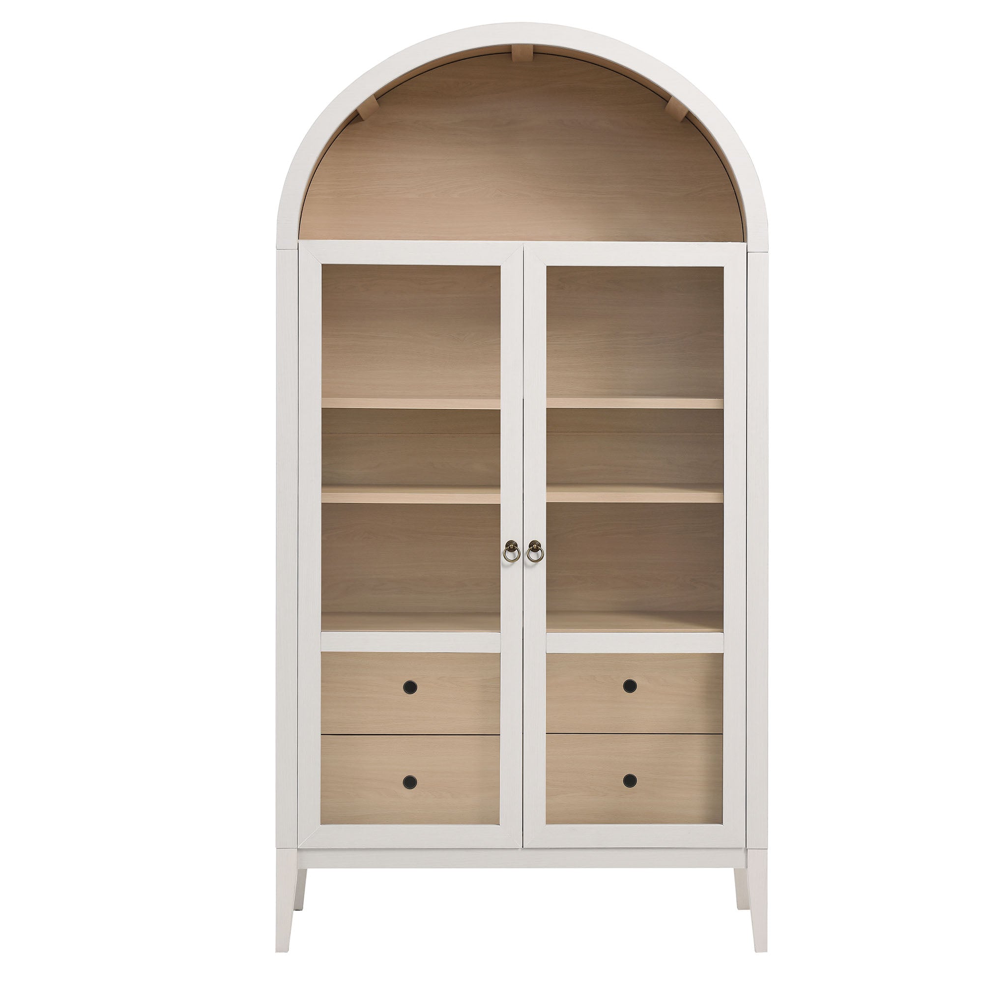 Nolan 74" Tall Wide Arched Storage Display Cabinet by Modway - Best Buy Furniture