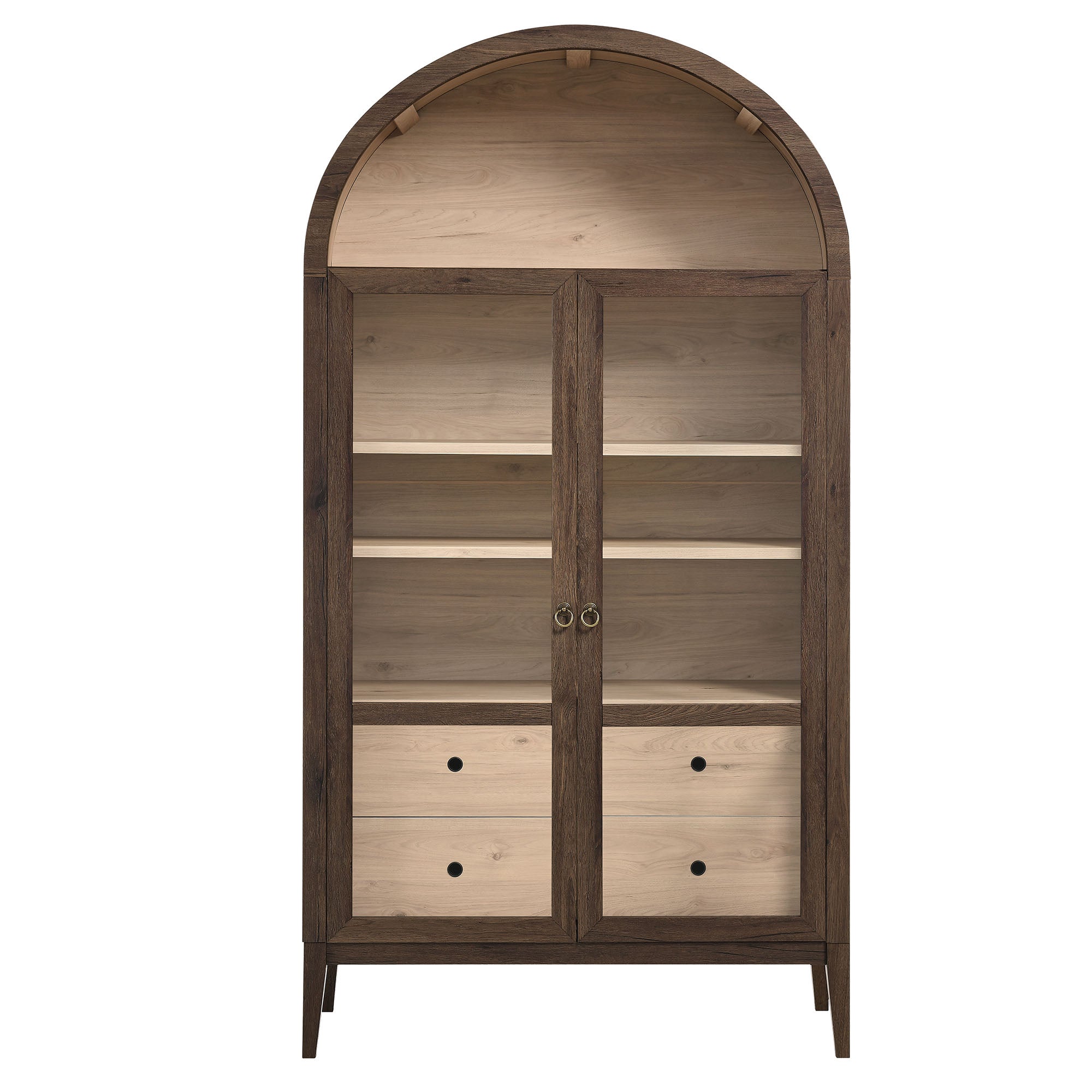 Nolan 74" Tall Wide Arched Storage Display Cabinet by Modway - Best Buy Furniture