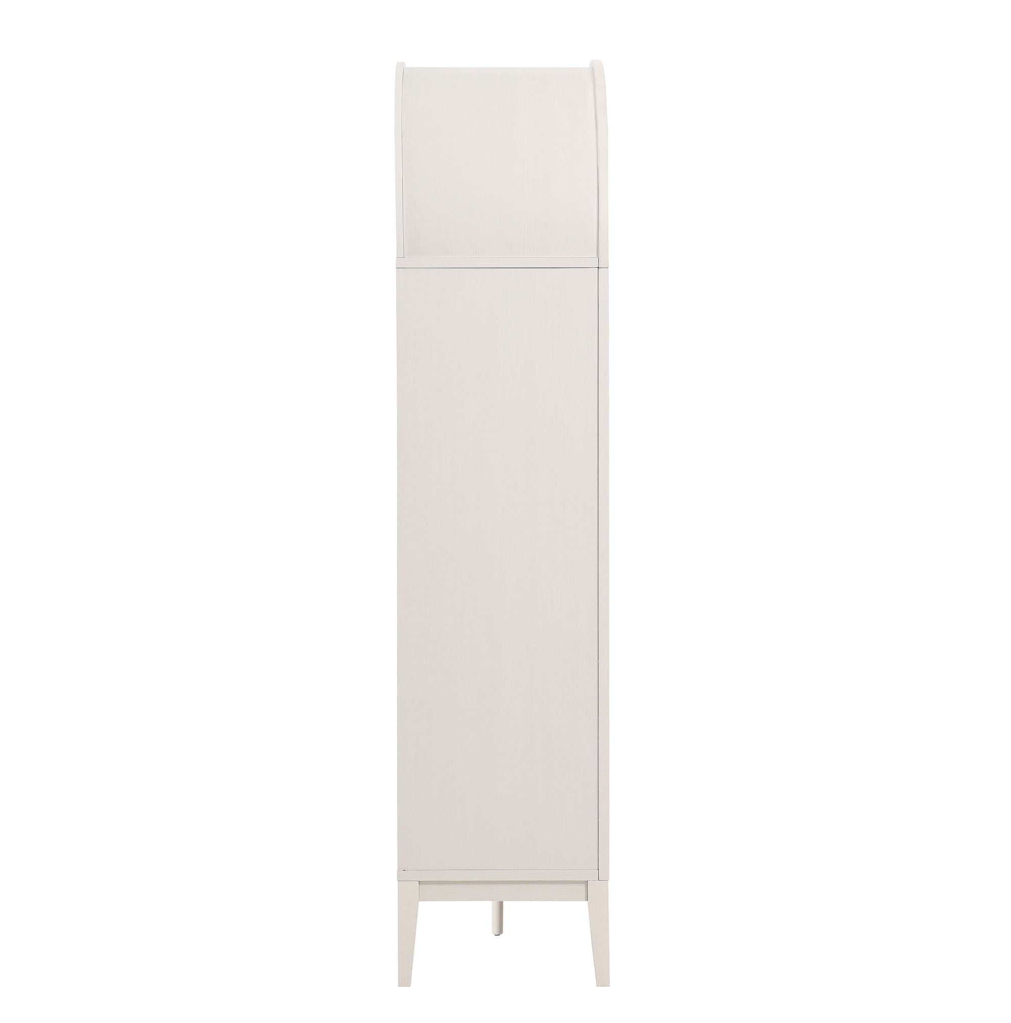 Nolan 74" Tall Wide Arched Storage Display Cabinet Bookshelf by Modway - Best Buy Furniture