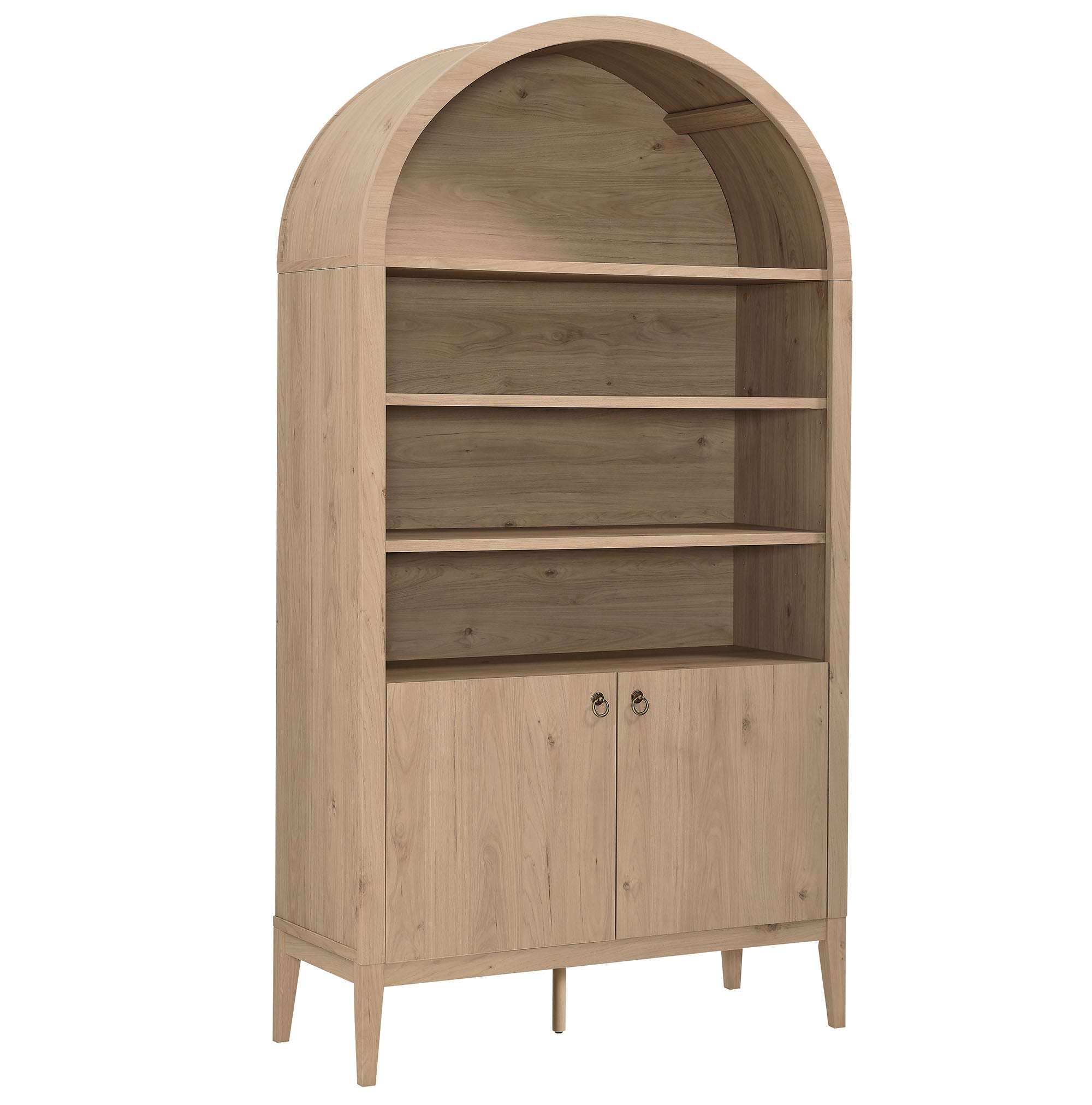 Nolan 74" Tall Wide Arched Storage Display Cabinet Bookshelf by Modway - Best Buy Furniture