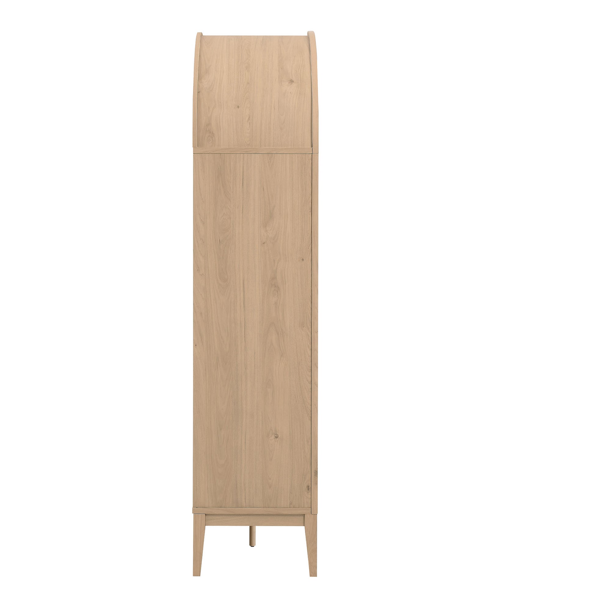Nolan 74" Tall Wide Arched Storage Display Cabinet Bookshelf by Modway - Best Buy Furniture