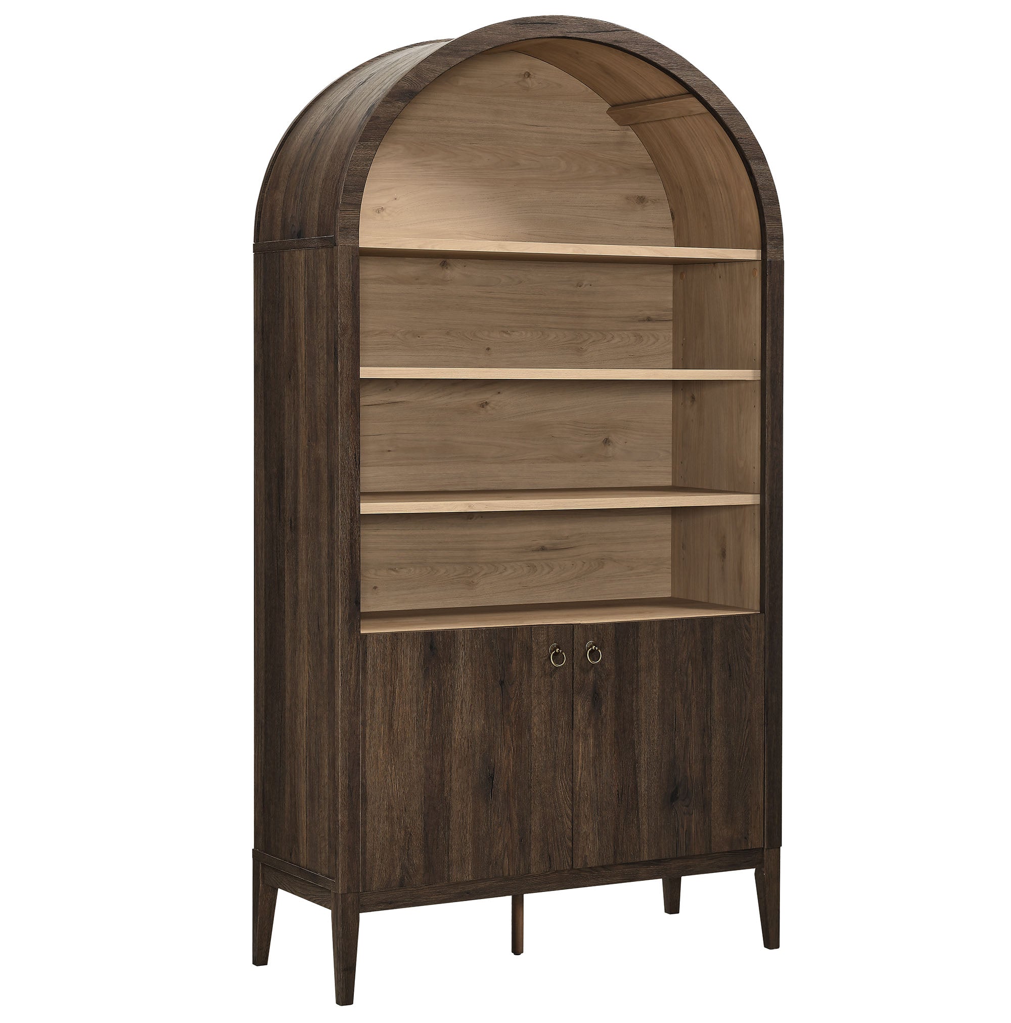 Nolan 74" Tall Wide Arched Storage Display Cabinet Bookshelf by Modway - Best Buy Furniture