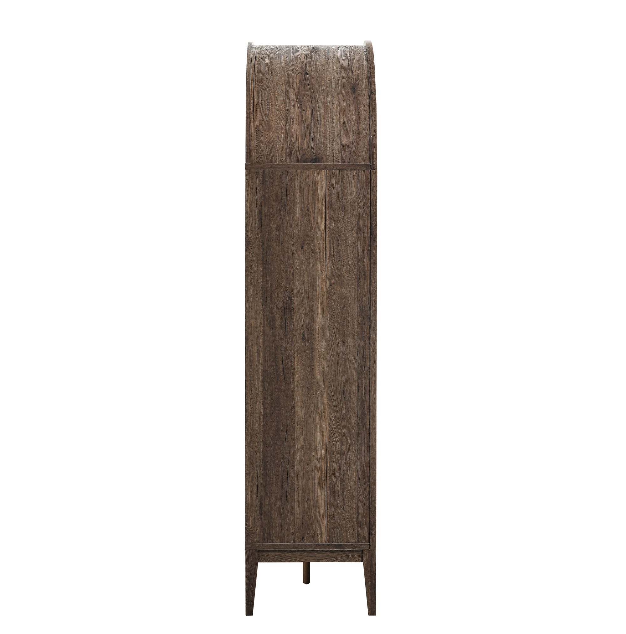 Nolan 74" Tall Wide Arched Storage Display Cabinet Bookshelf by Modway - Best Buy Furniture