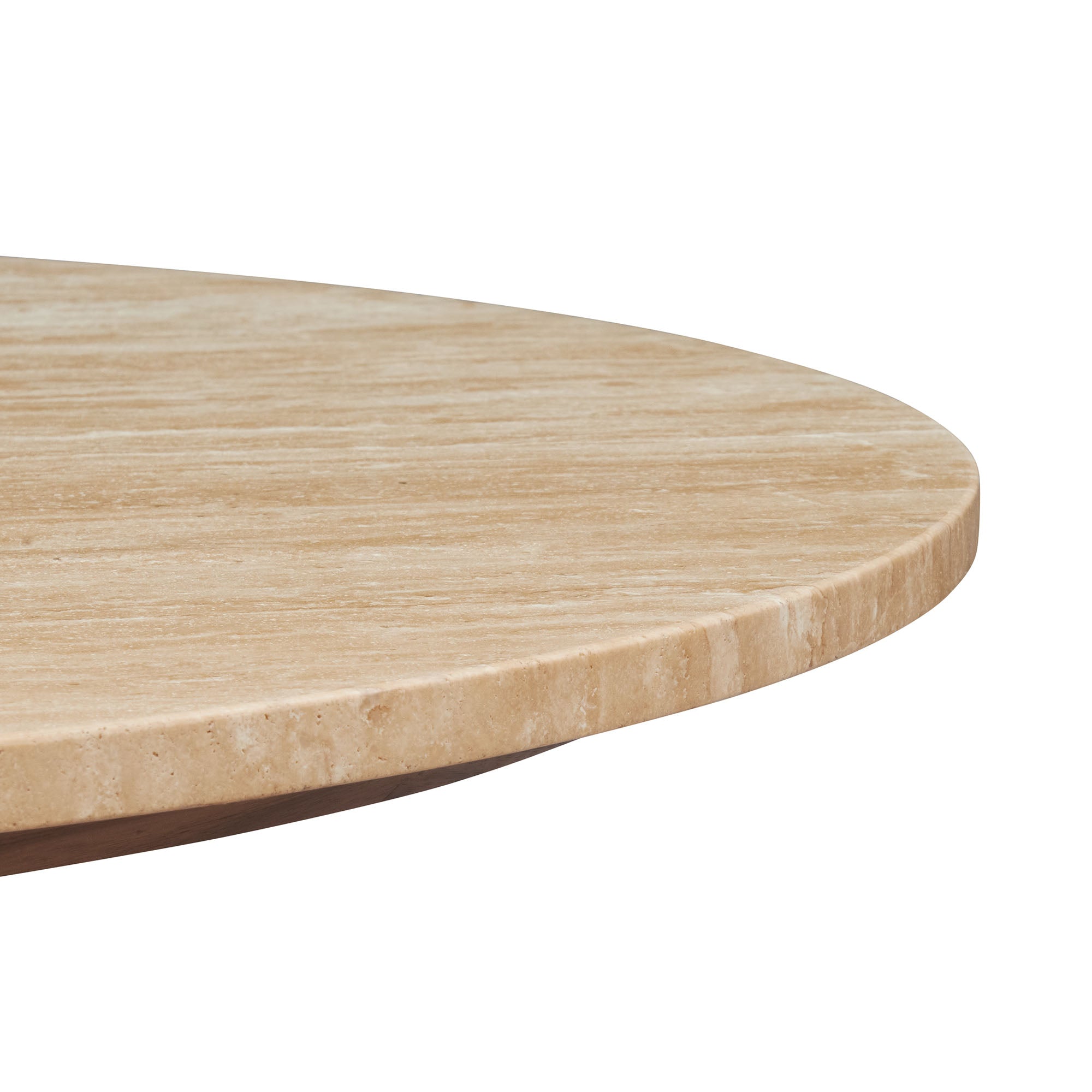 Kioni Round Travertine Coffee Table by Modway - Best Buy Furniture