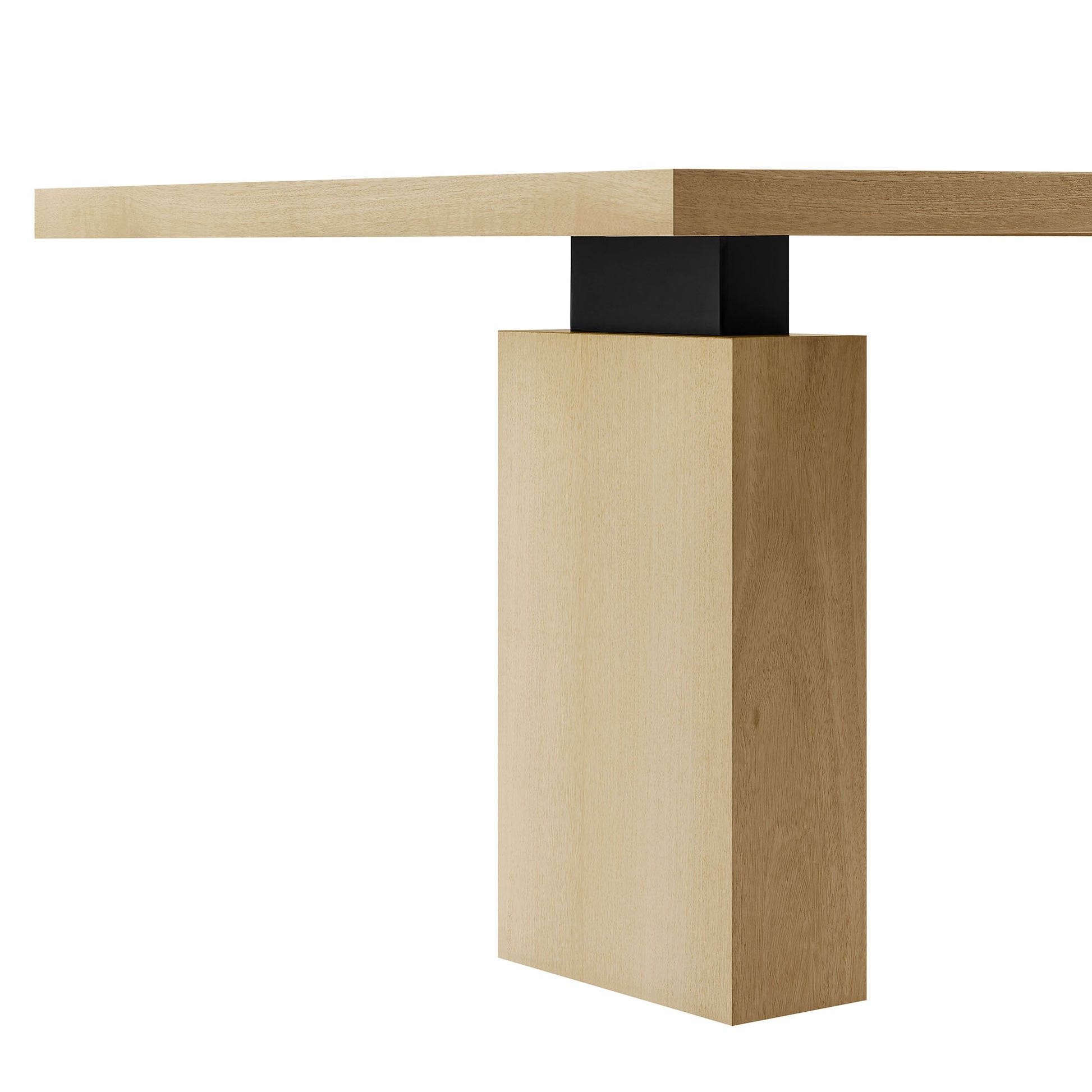 Piston 82" Rectangular Wood Dining Table by Modway - Best Buy Furniture