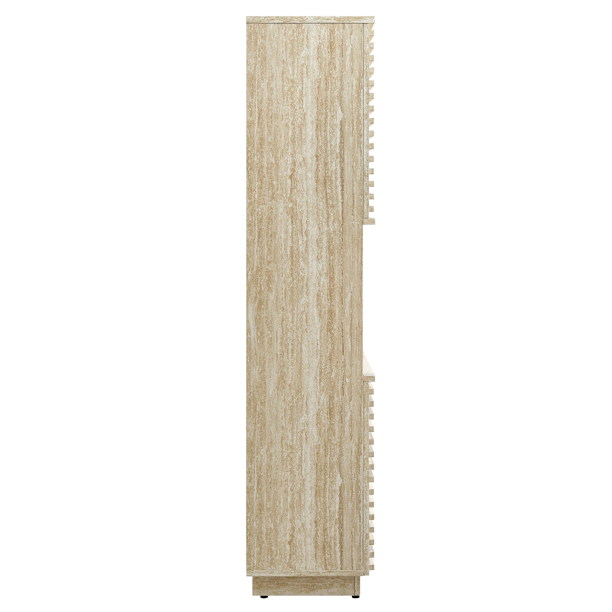 Render Tall Faux Travertine Linen Storage Cabinet by Modway - Best Buy Furniture