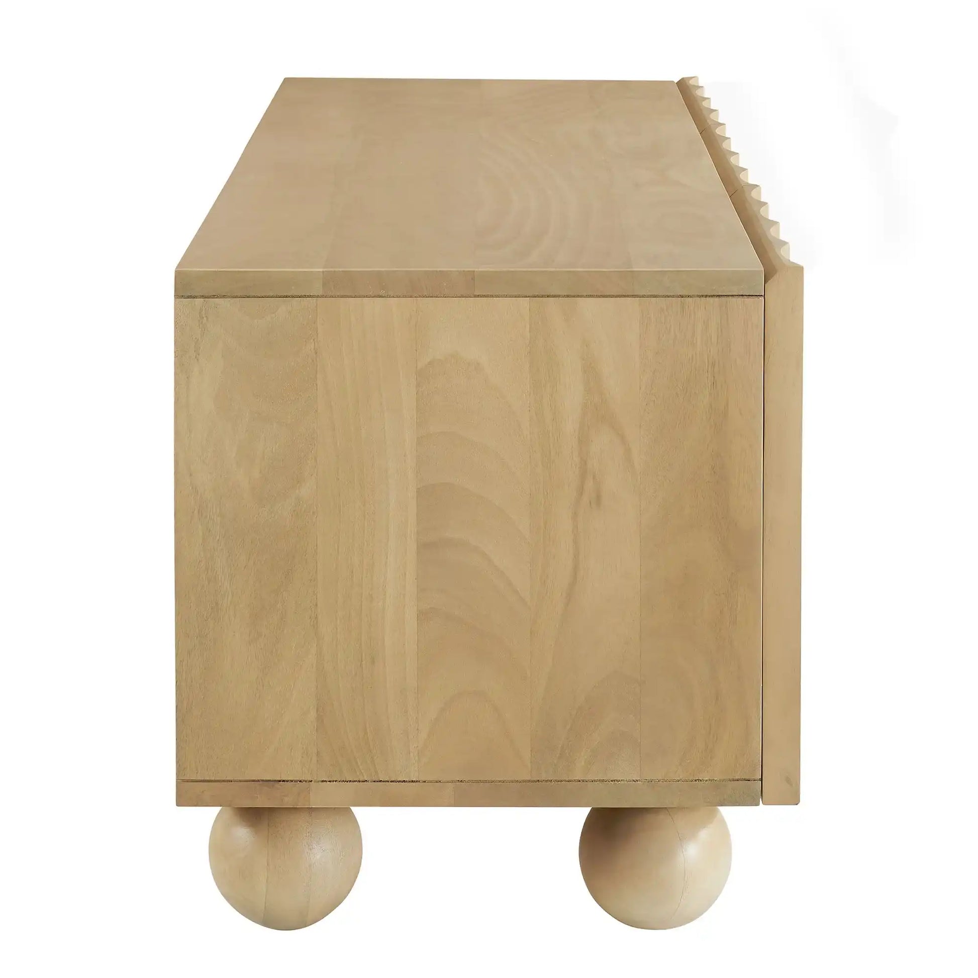 Sorren Scalloped 54" Wood TV Stand - Best Buy Furniture