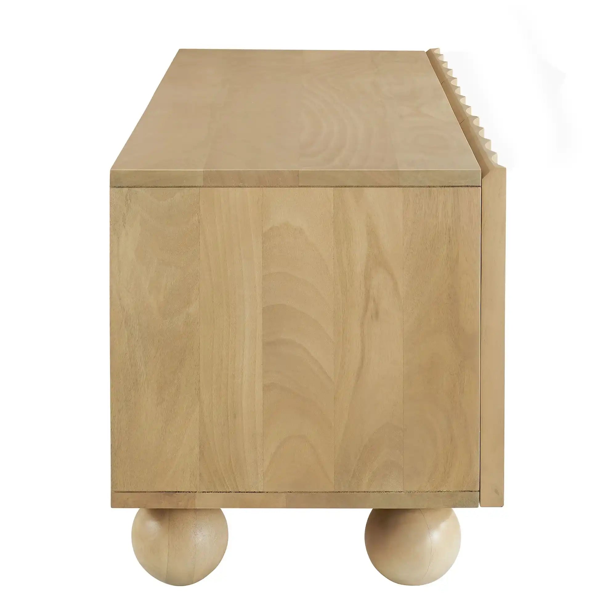 Sorren Scalloped 54" Wood TV Stand - Best Buy Furniture