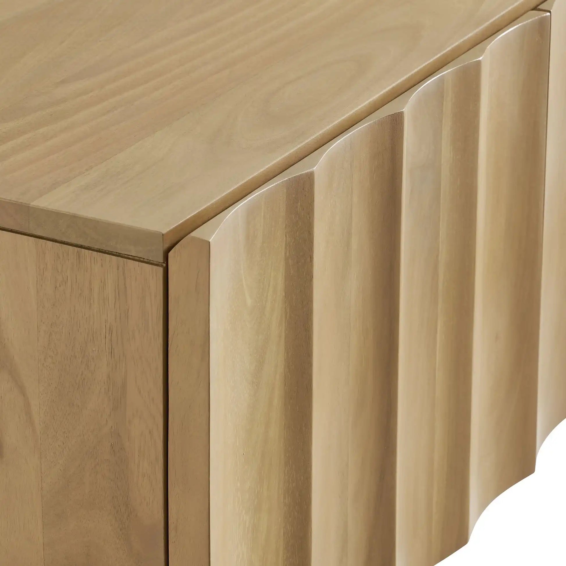 Sorren Scalloped 54" Wood TV Stand - Best Buy Furniture