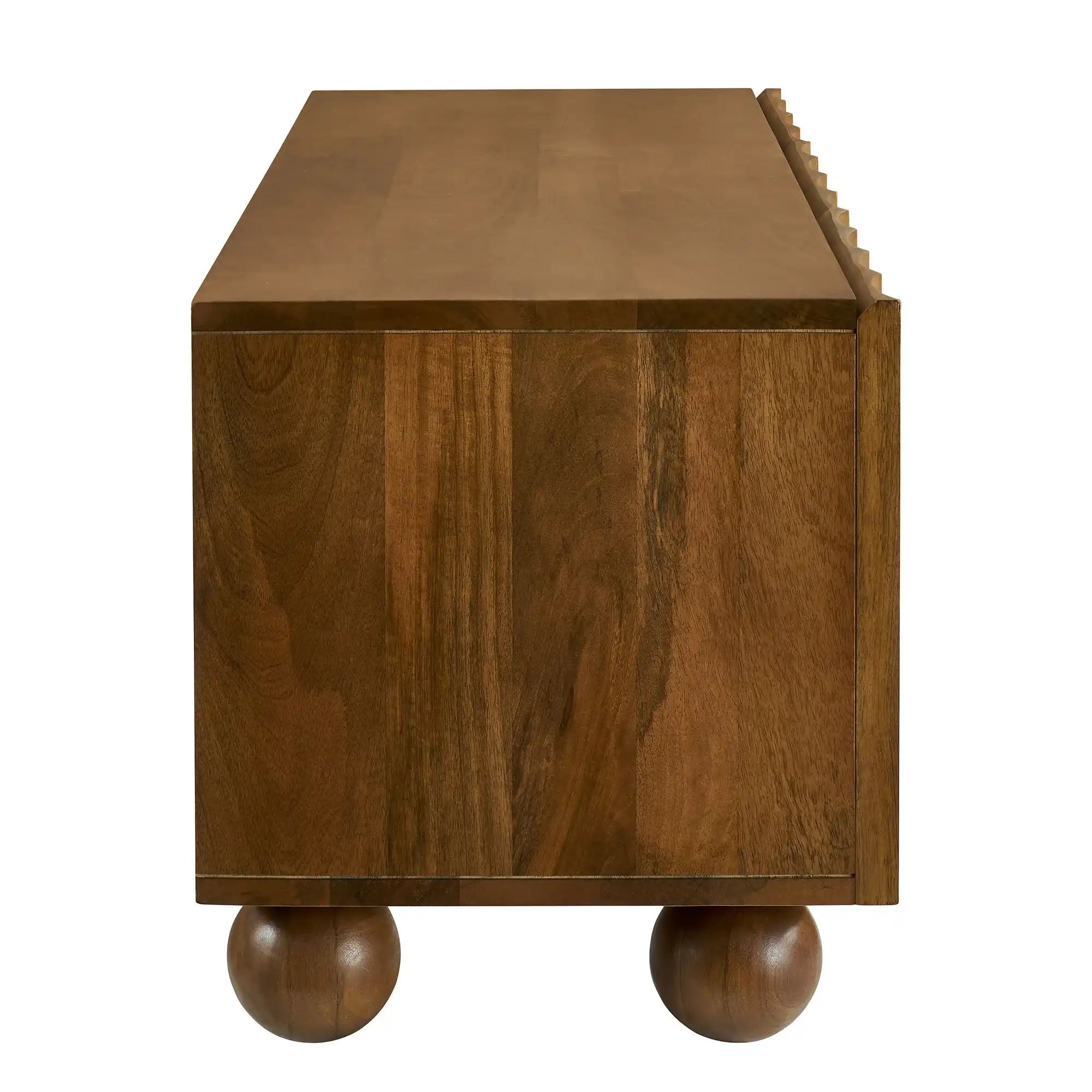 Sorren Scalloped 54" Wood TV Stand - Best Buy Furniture