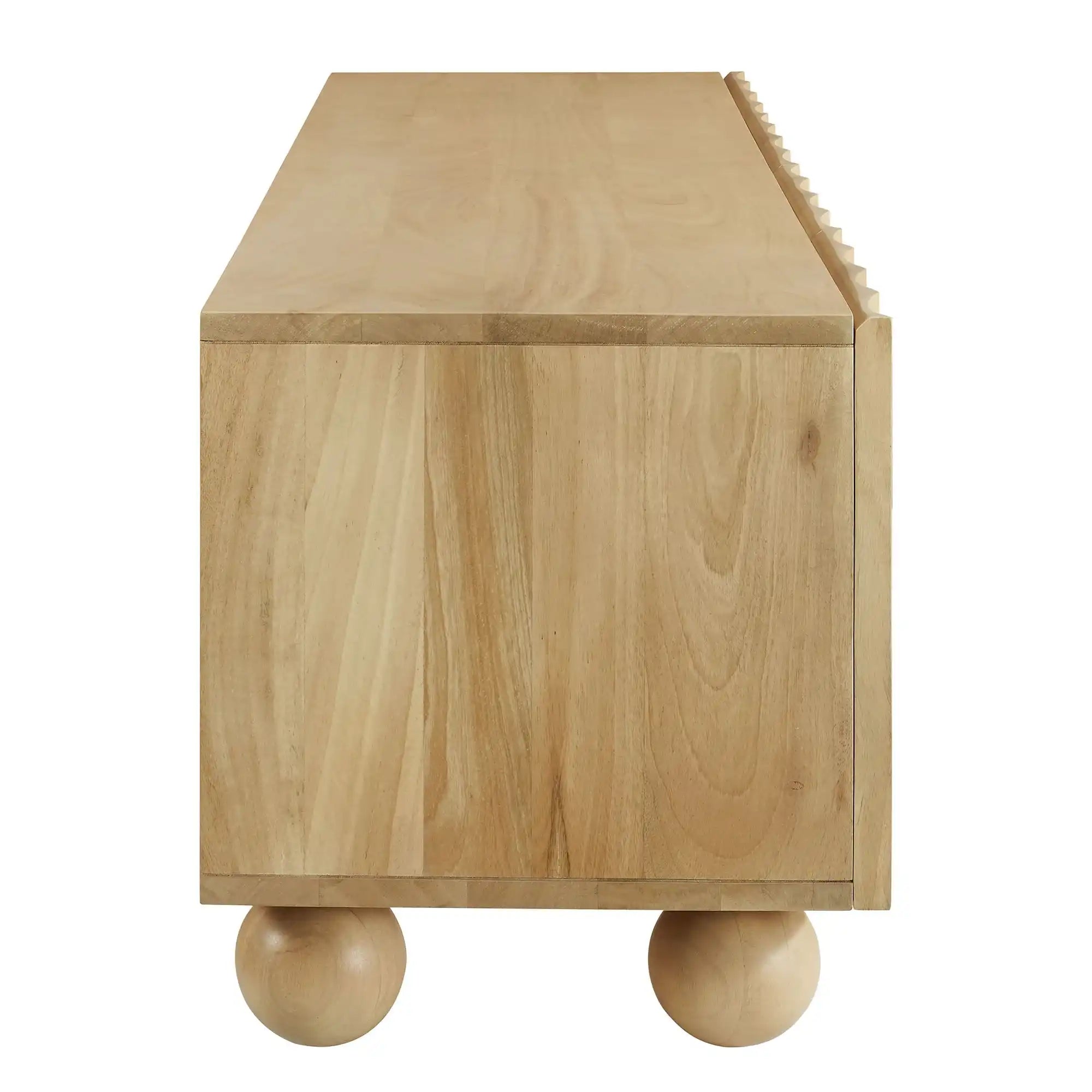 Sorren Scalloped 71" Wood TV Stand - Best Buy Furniture