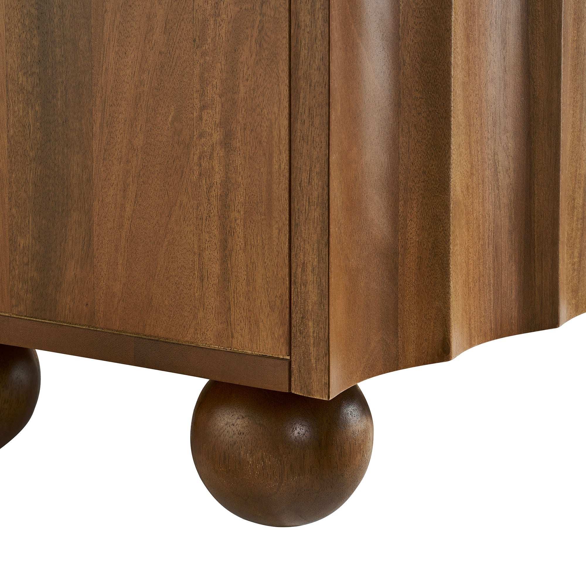 Sorren Scalloped 71" Wood TV Stand - Best Buy Furniture