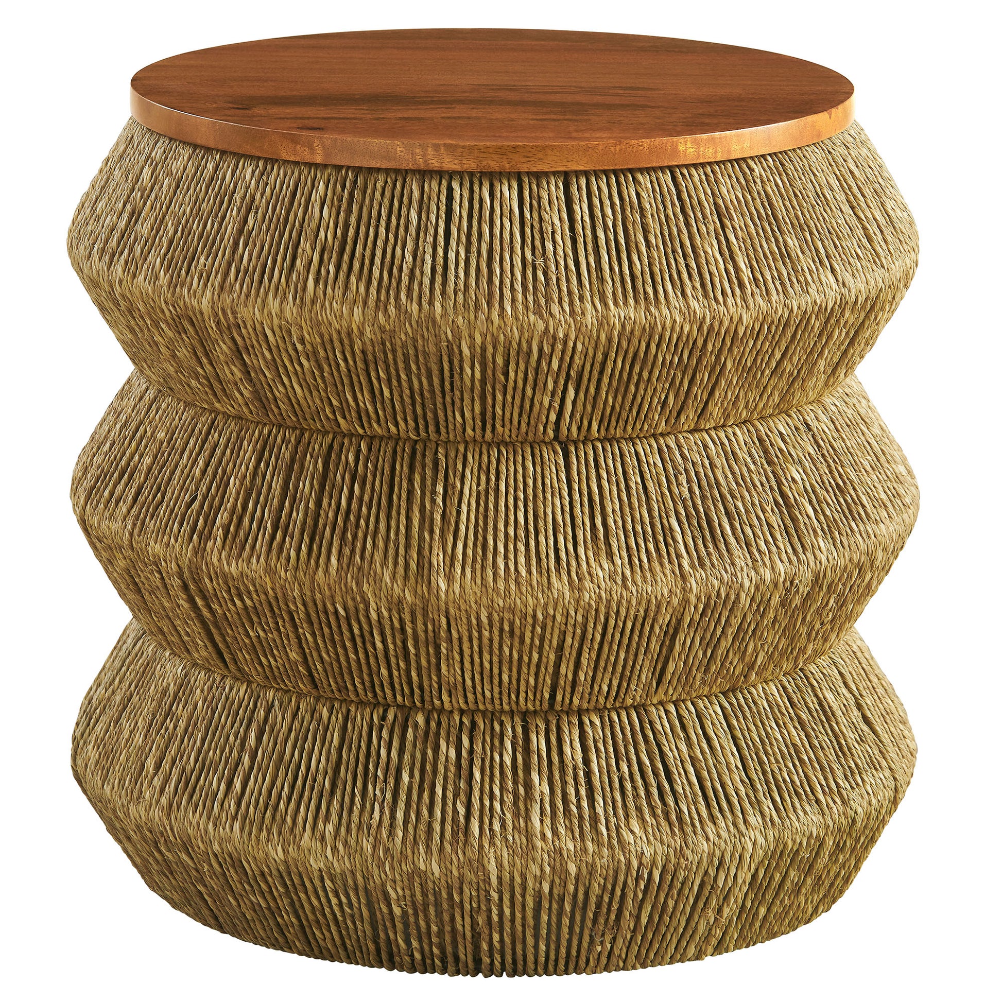 Maris Seagrass and Wood End Table by Modway - Best Buy Furniture