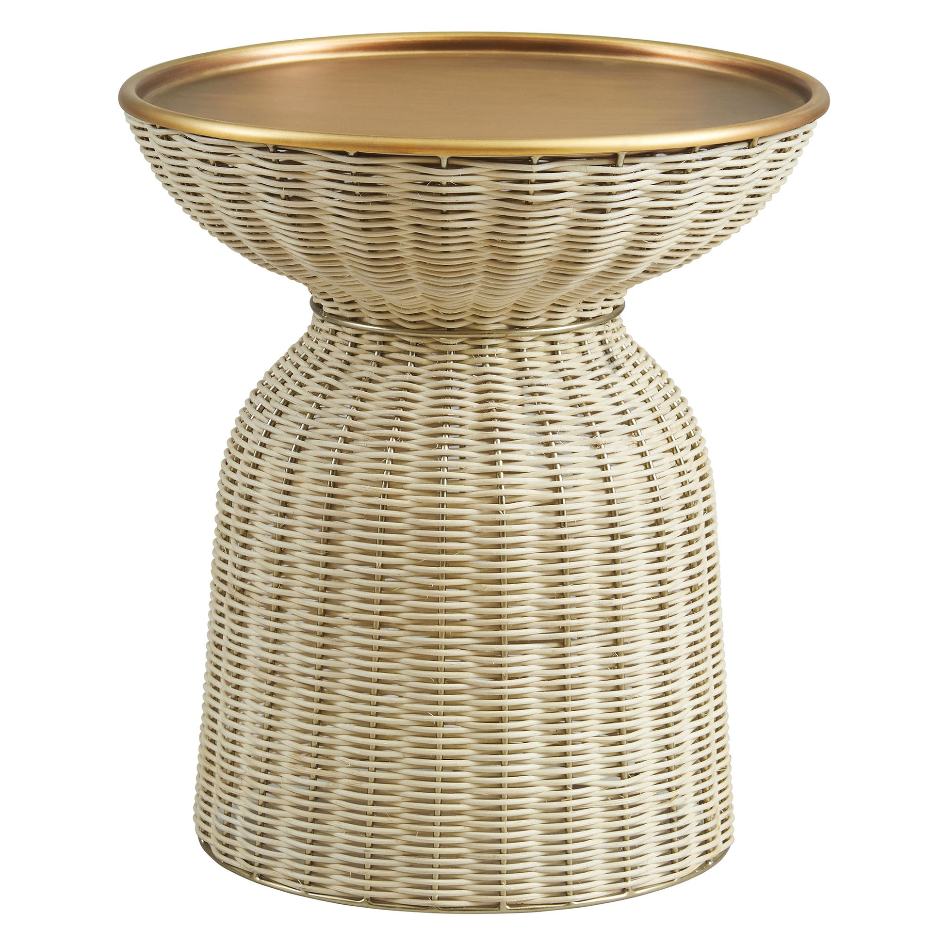 Lazaro Round Rattan Side Table by Modway - Best Buy Furniture