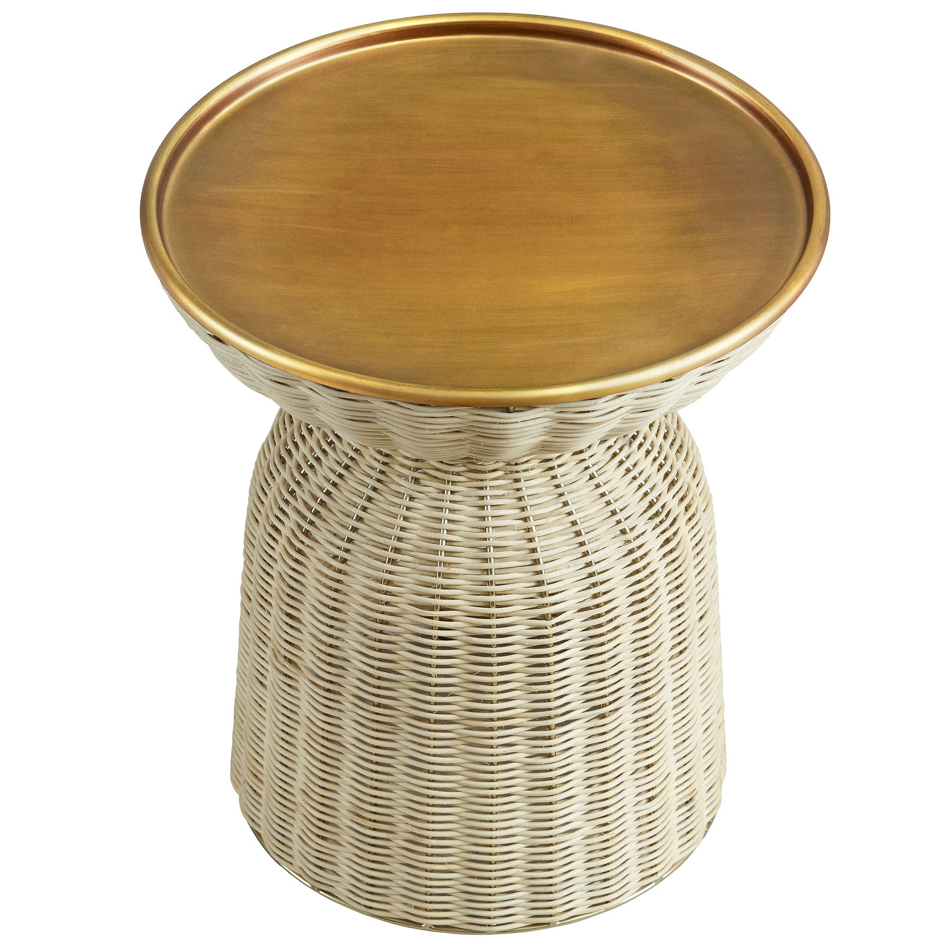 Lazaro Round Rattan Side Table by Modway - Best Buy Furniture