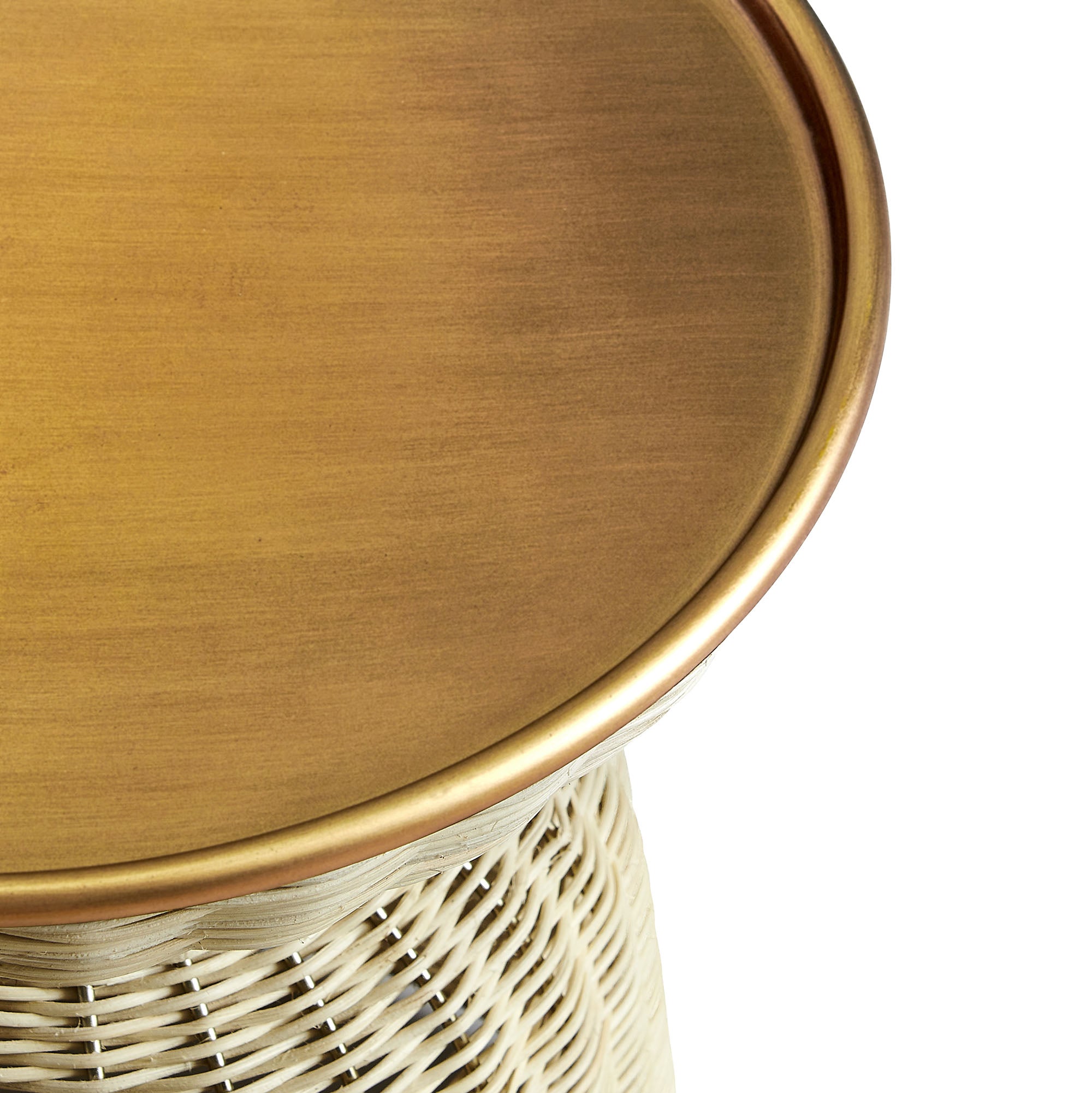 Lazaro Round Rattan Side Table by Modway - Best Buy Furniture