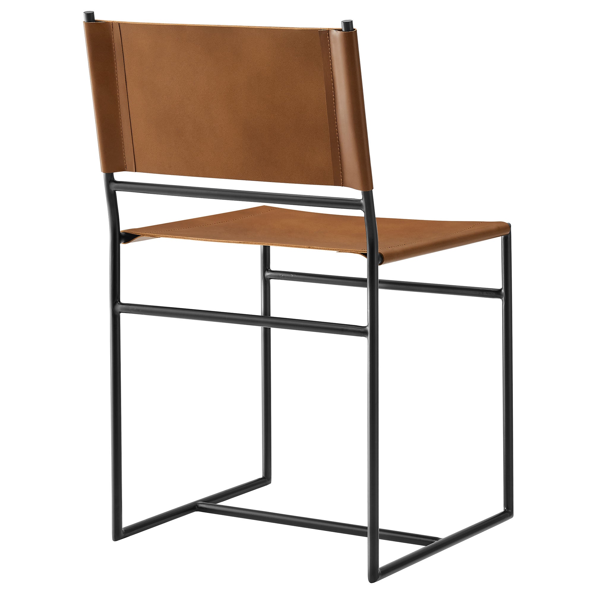 Thatcher Leather and Metal Dining Chair by Modway - Best Buy Furniture