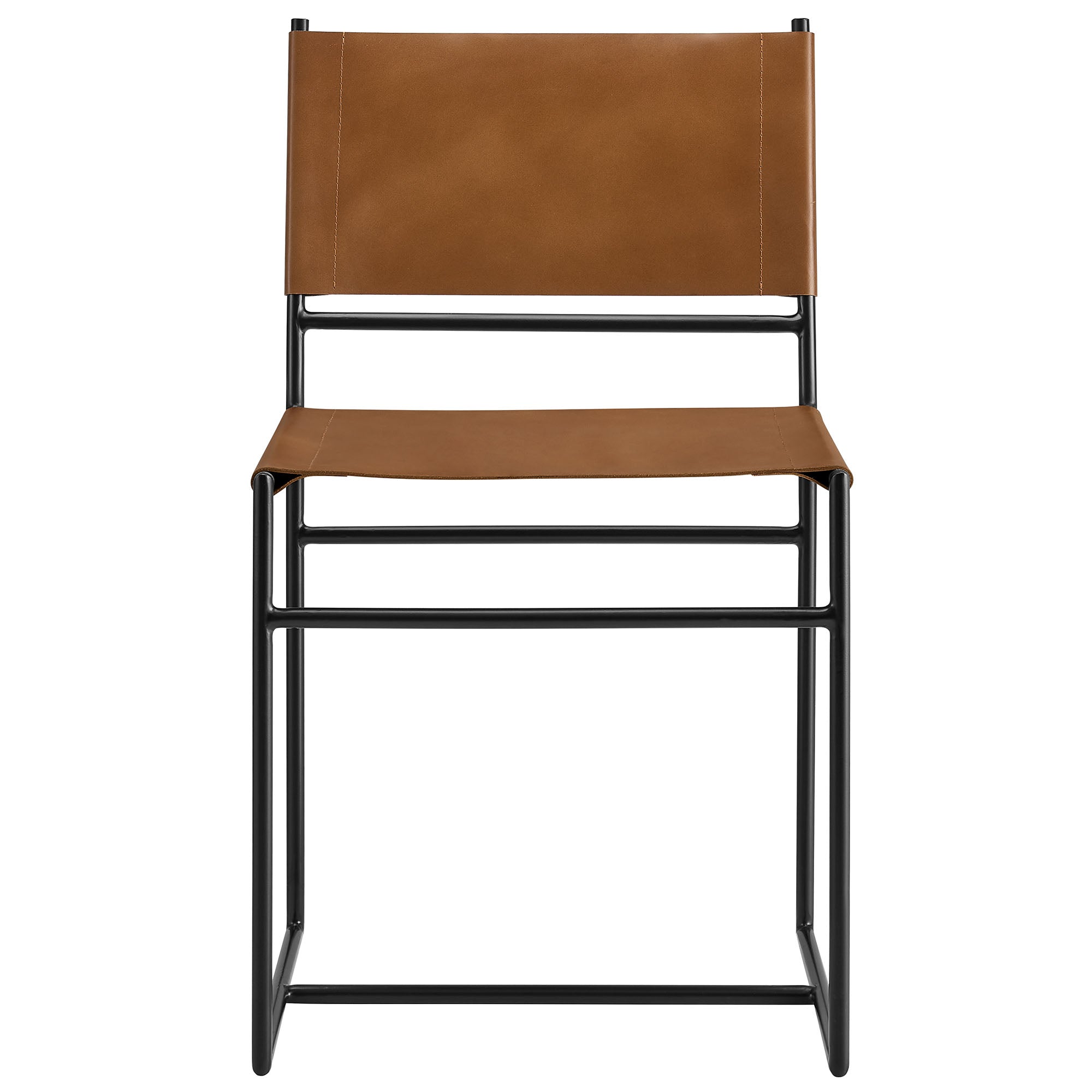 Thatcher Leather and Metal Dining Chair by Modway - Best Buy Furniture