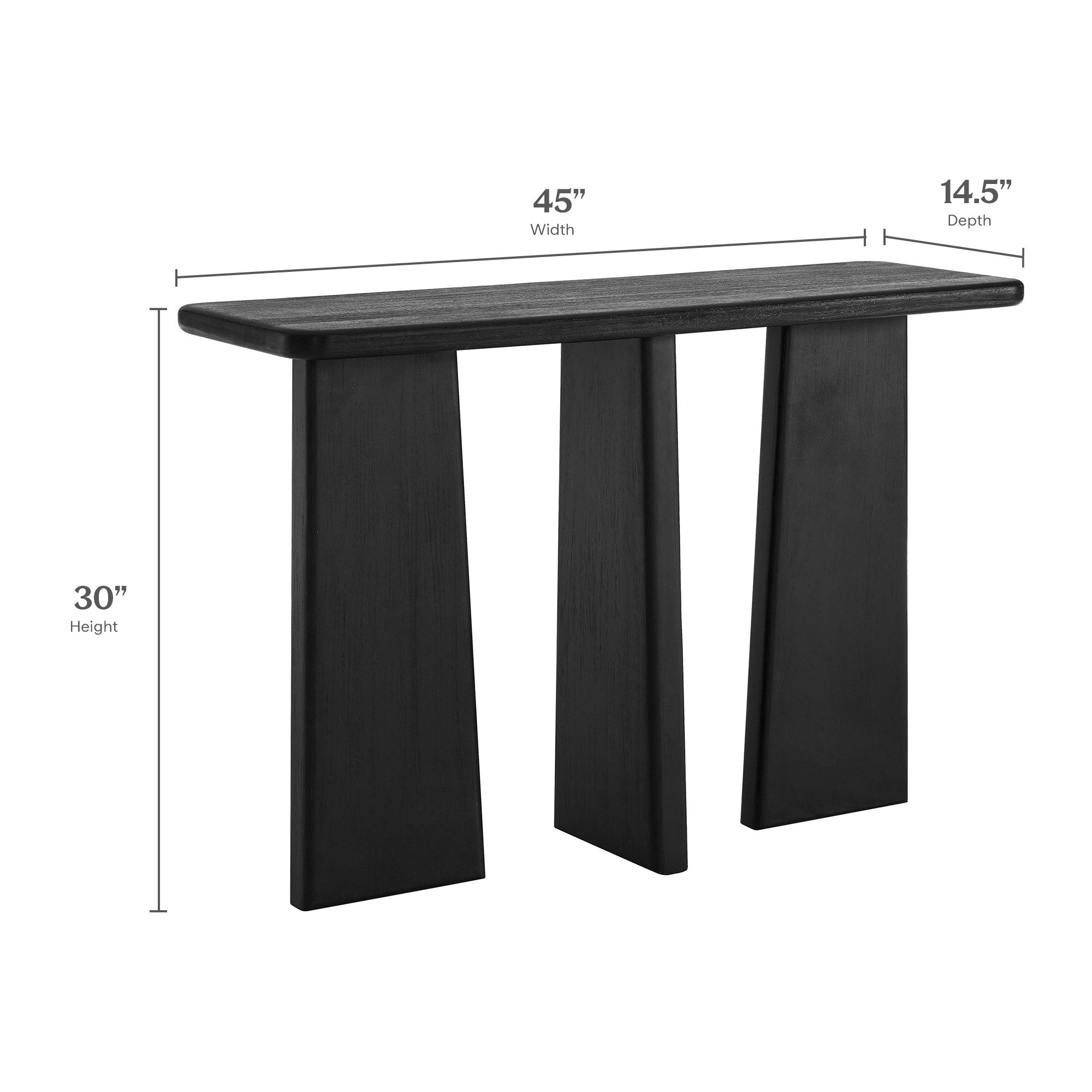 Porter 45" Wood Console Table by Modway - Best Buy Furniture