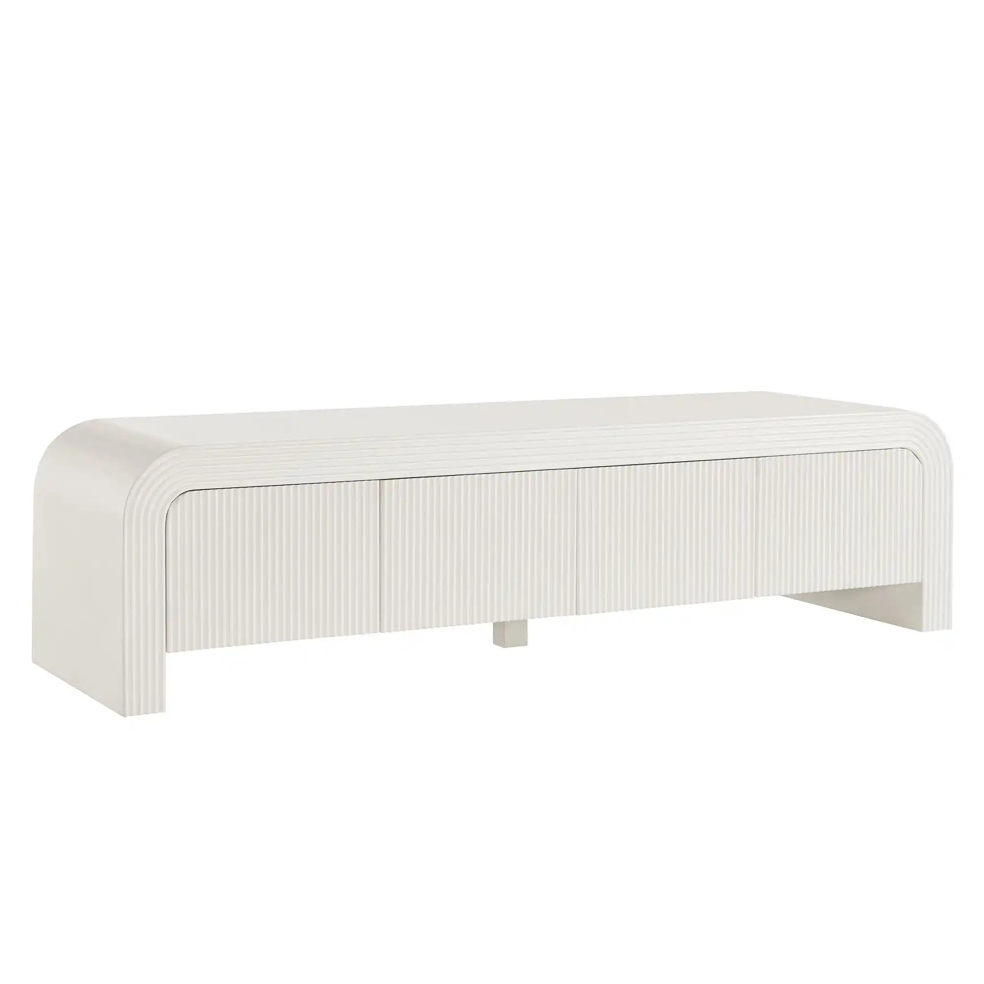 Waterflute 68" Fluted TV Stand - Best Buy Furniture