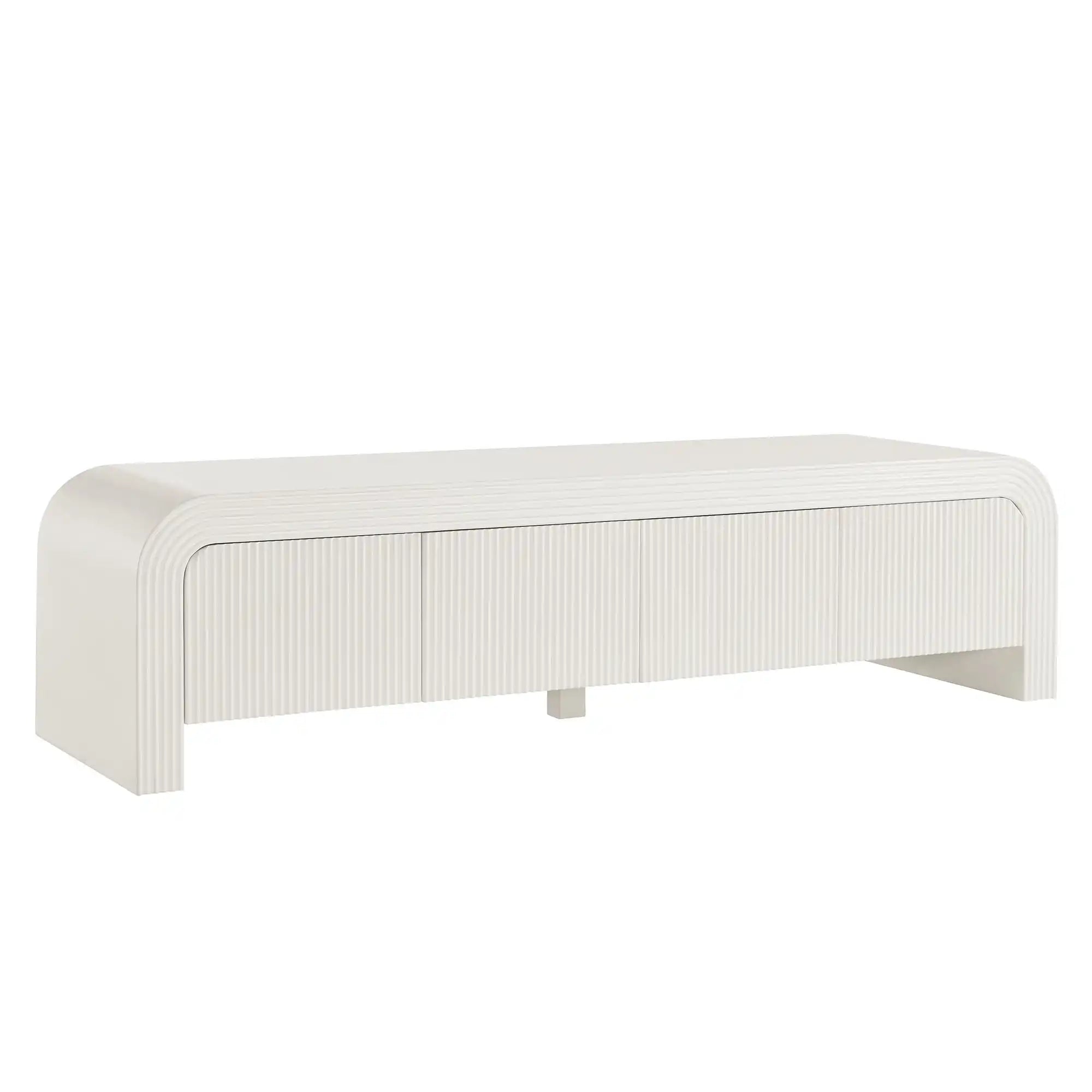 Waterflute 68" Fluted TV Stand - Best Buy Furniture