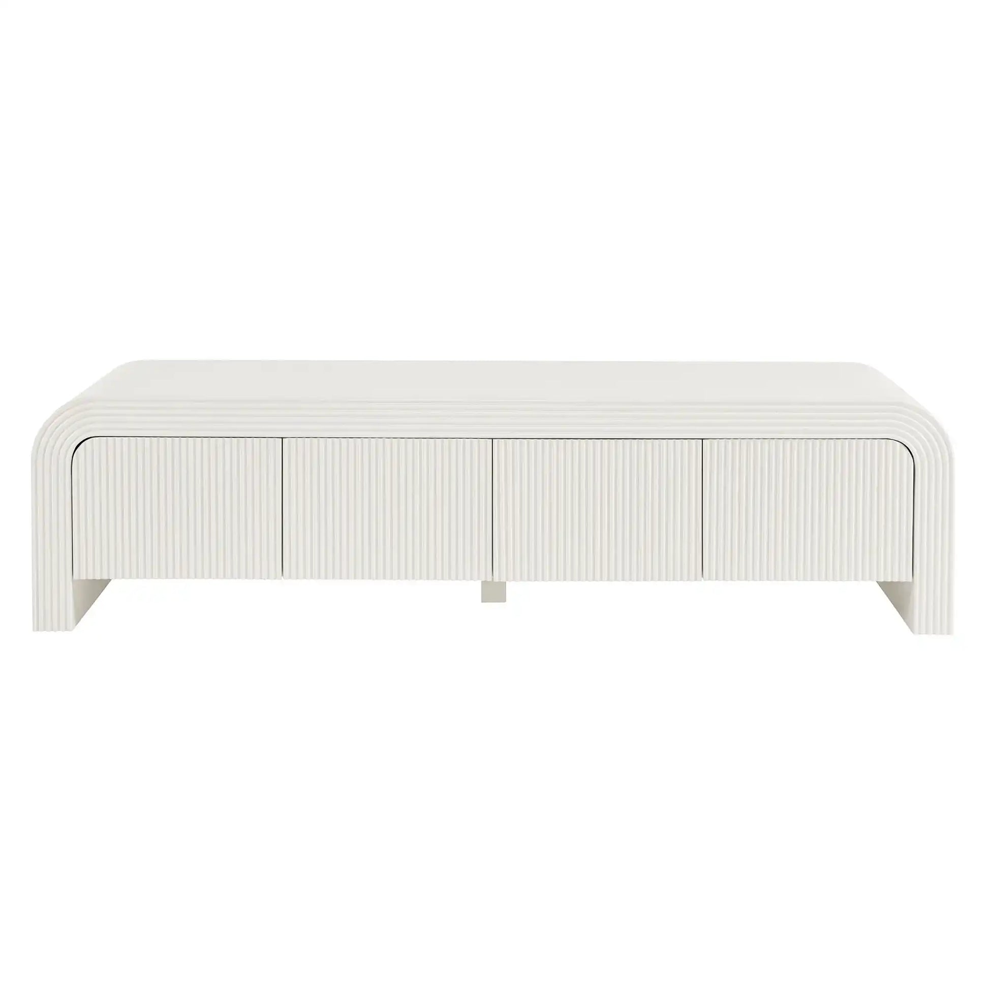 Waterflute 68" Fluted TV Stand - Best Buy Furniture
