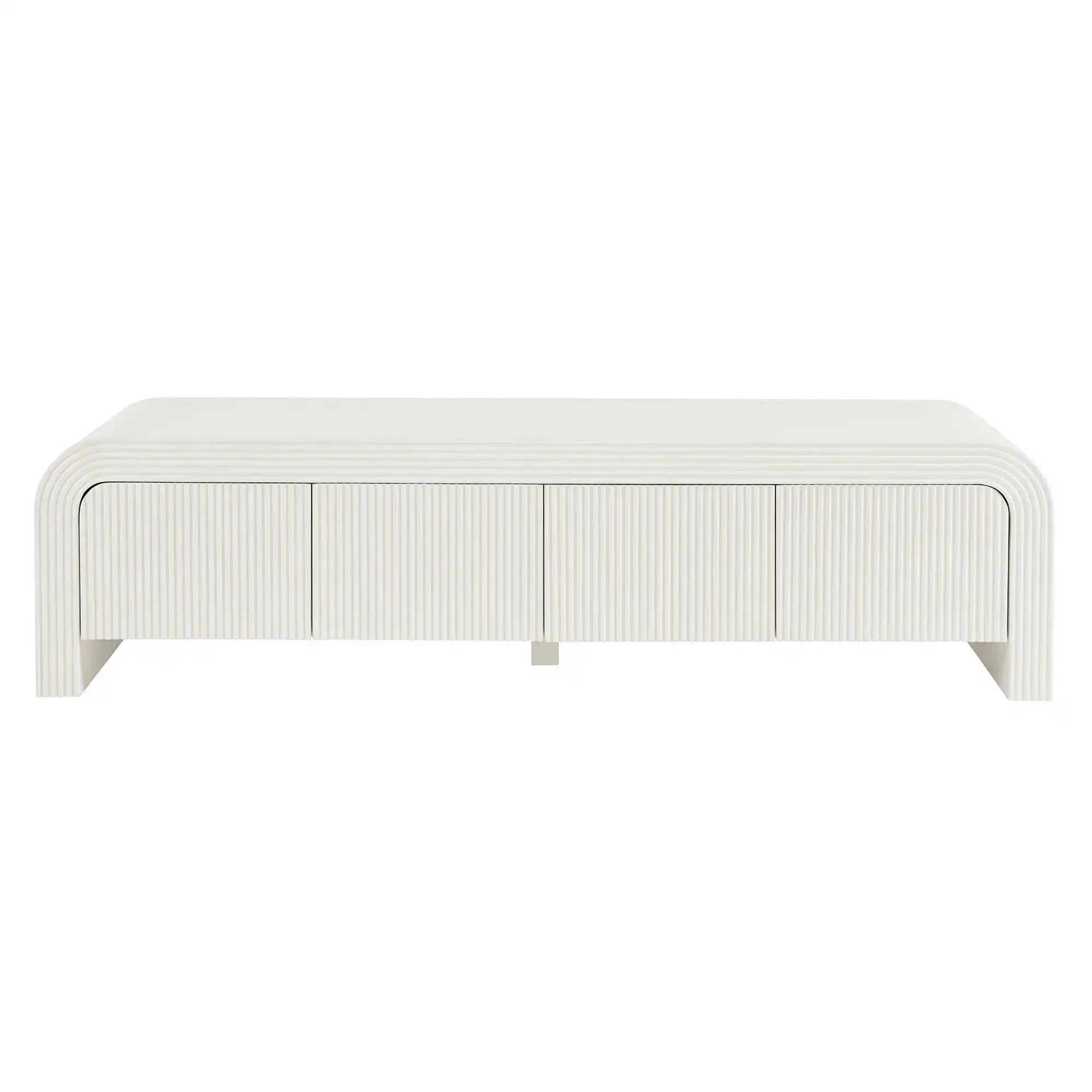 Waterflute 68" Fluted TV Stand - Best Buy Furniture