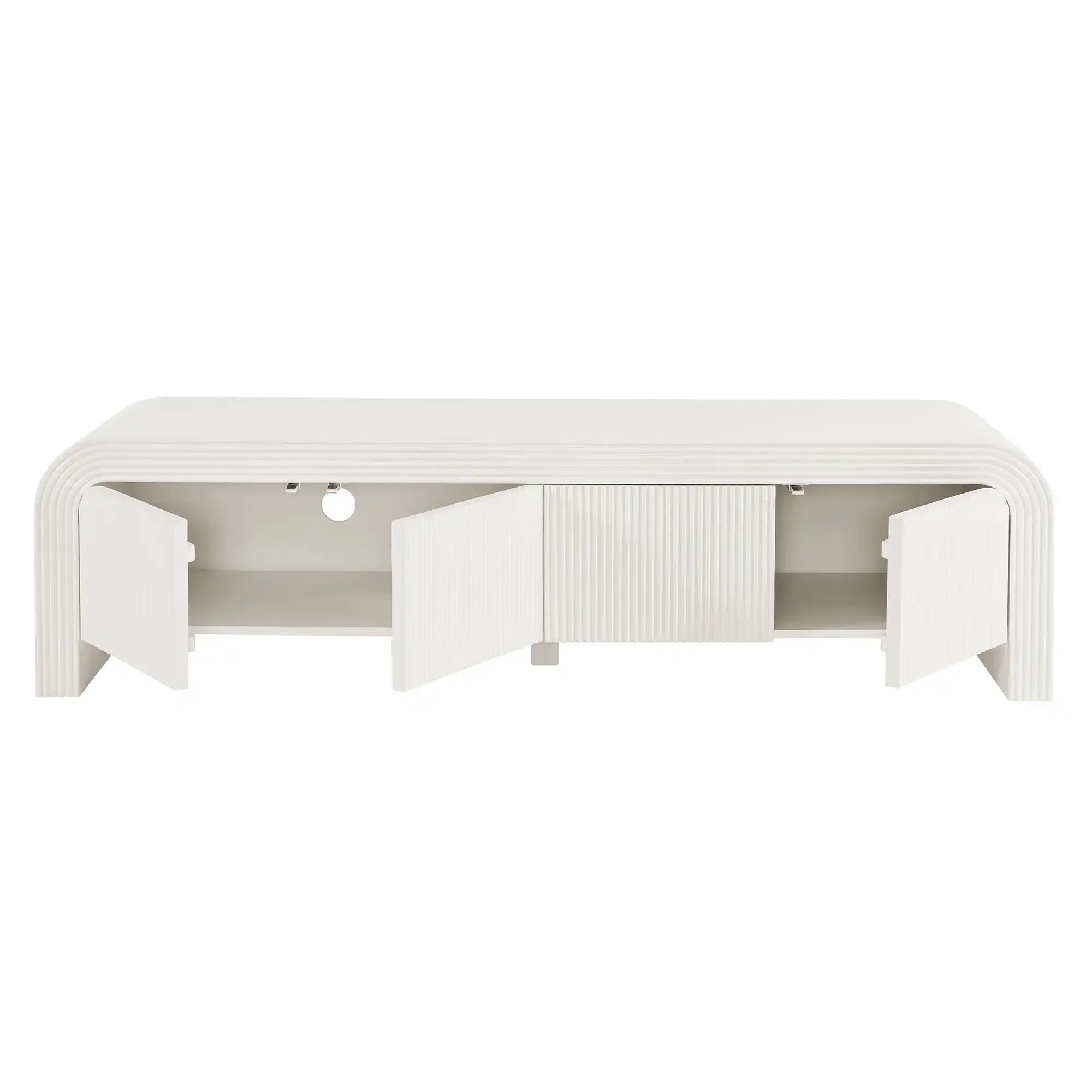 Waterflute 68" Fluted TV Stand - Best Buy Furniture
