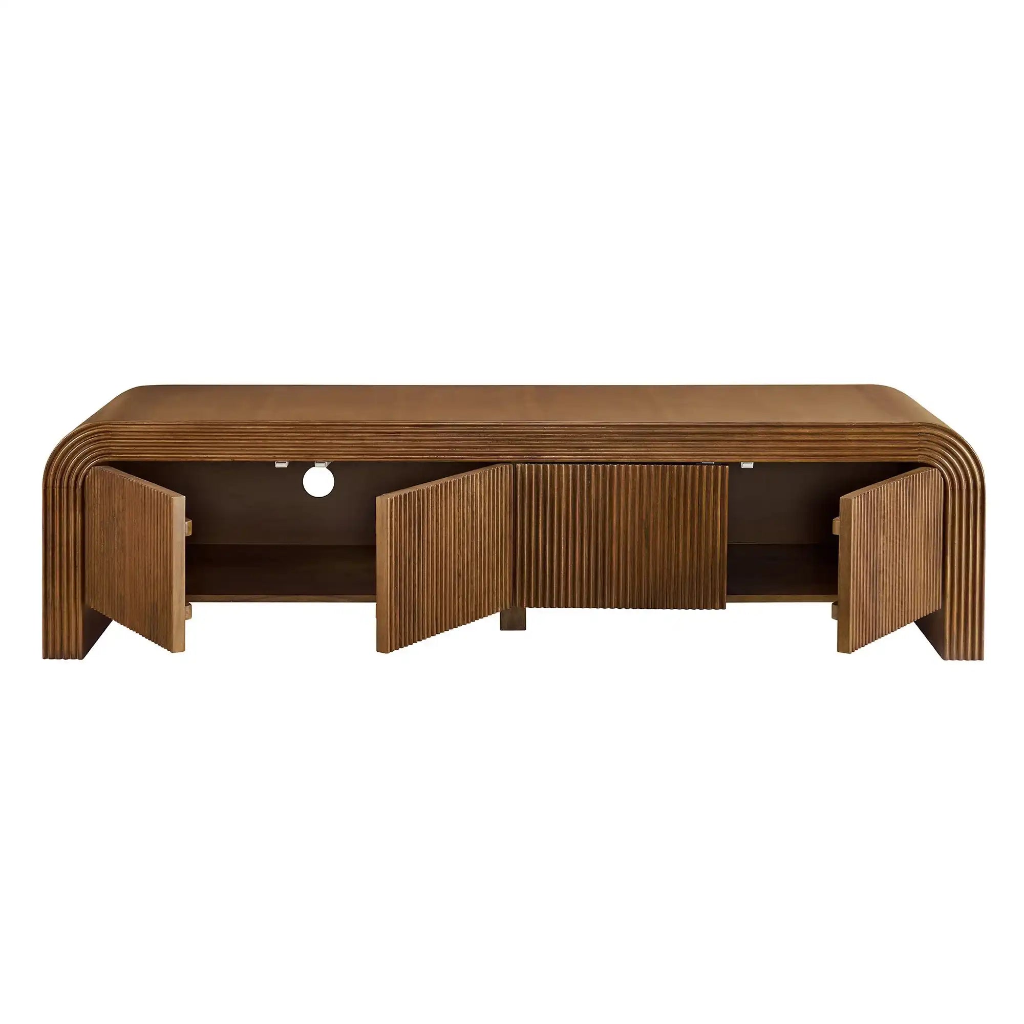 Waterflute 68" Fluted TV Stand - Best Buy Furniture