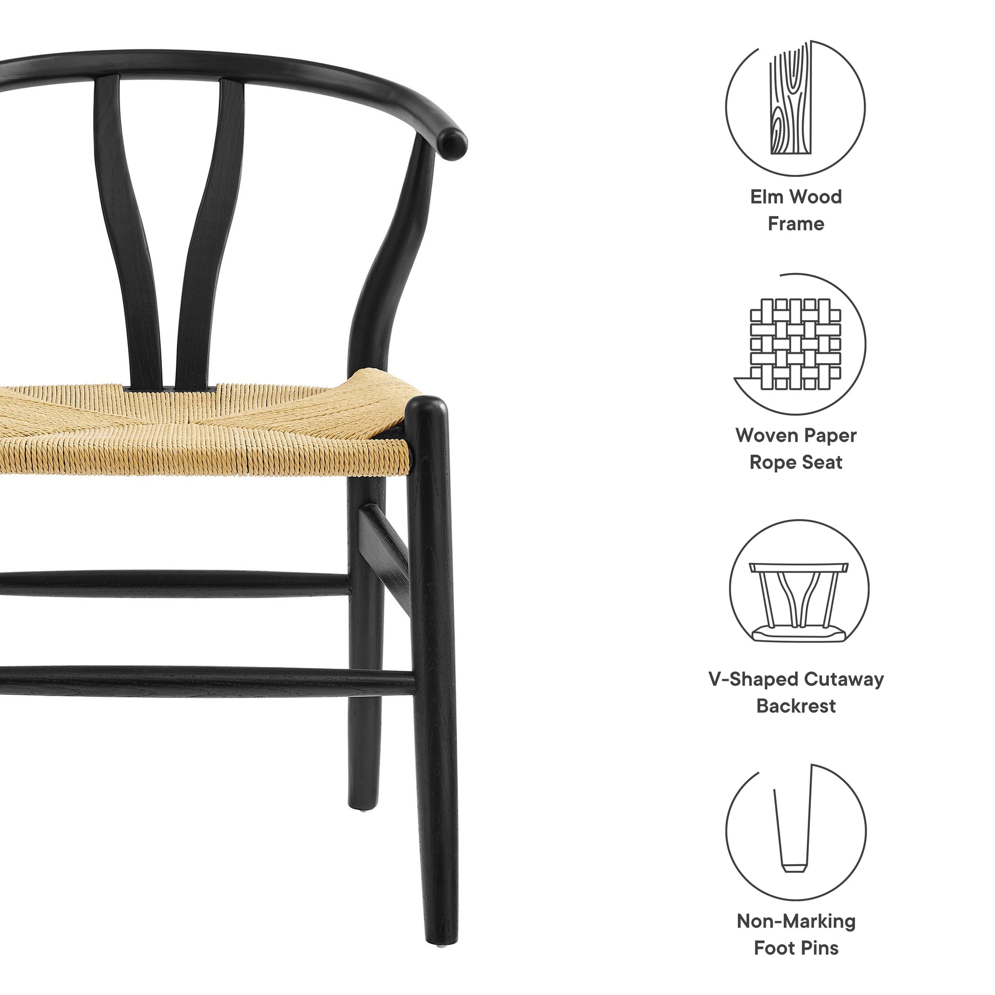 Amish 29" Wood Dining Chair by Modway - Best Buy Furniture