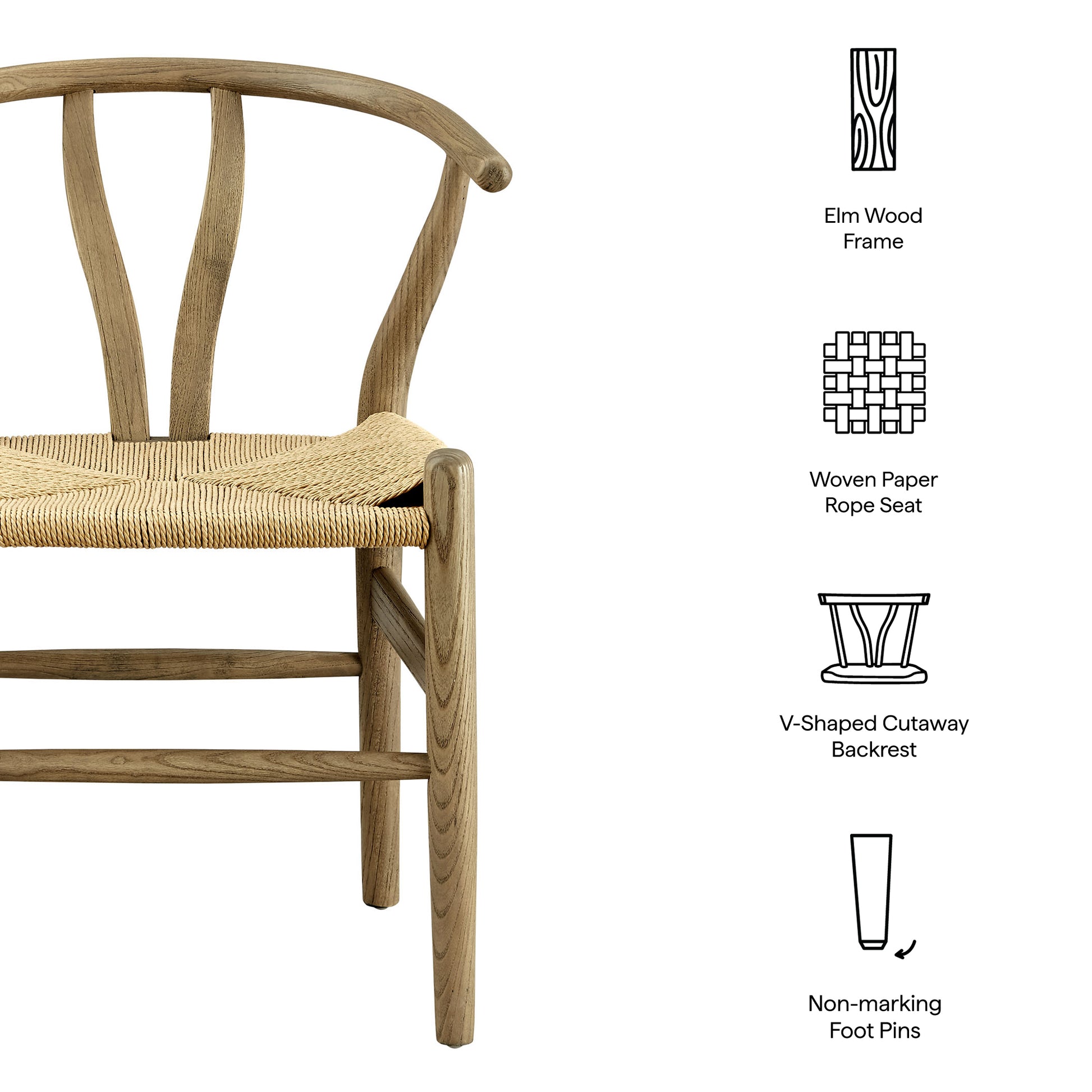 Amish 29" Wood Dining Chair by Modway - Best Buy Furniture