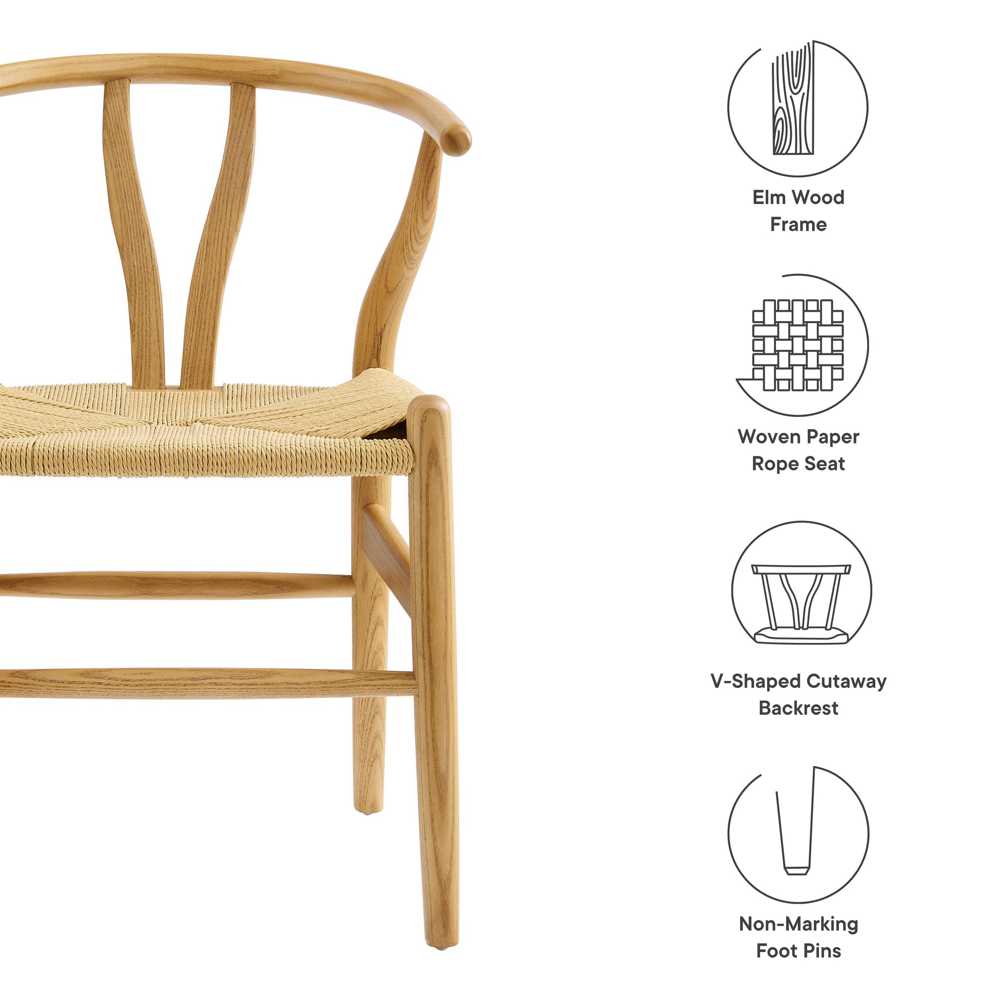 Amish 29" Wood Dining Chair by Modway - Best Buy Furniture