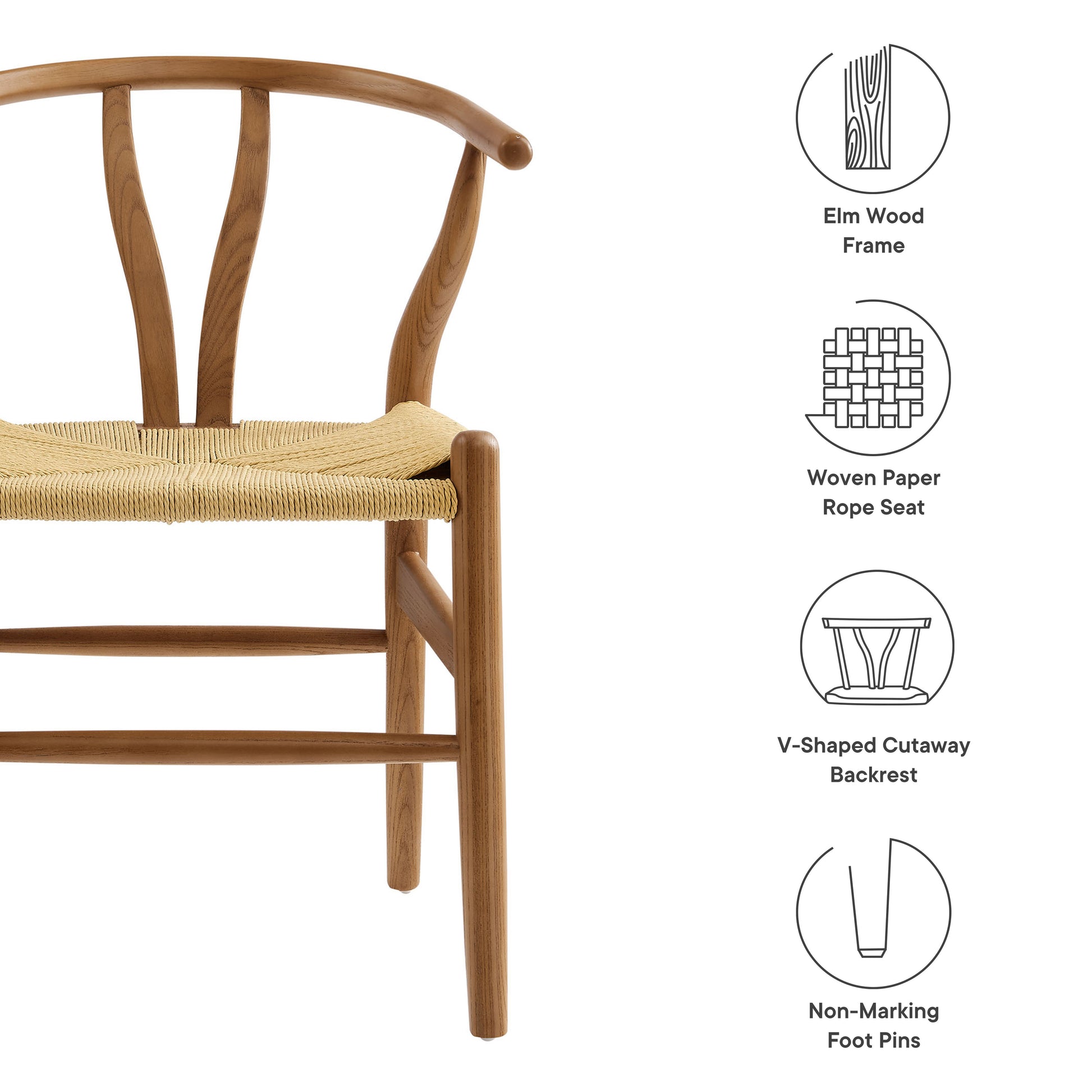 Amish 29" Wood Dining Chair by Modway - Best Buy Furniture