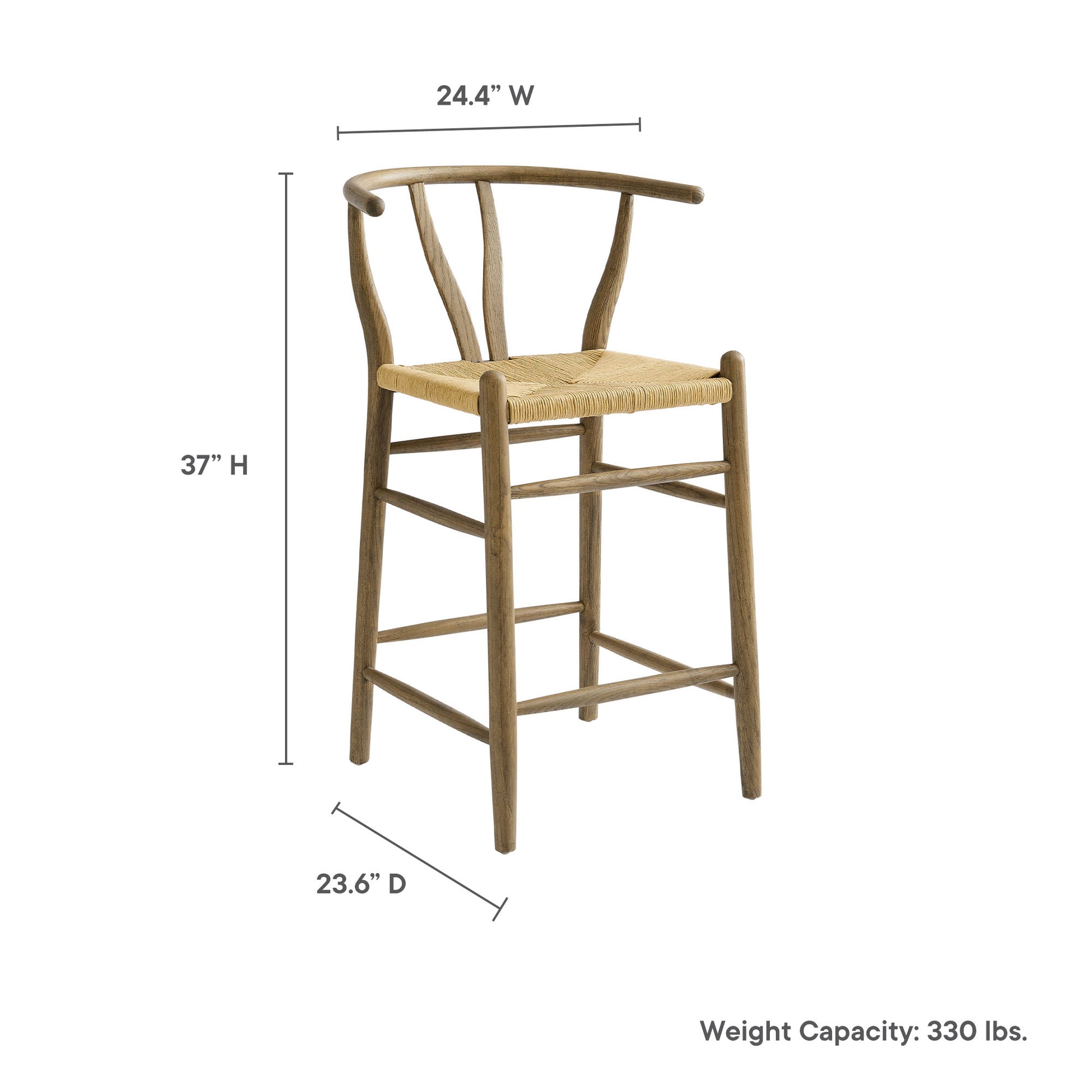 Amish Wood Counter Stool by Modway - Best Buy Furniture