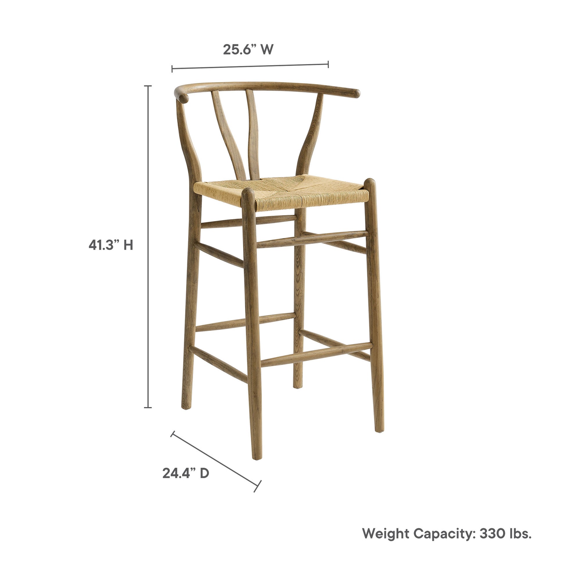 Amish Wood Bar Stool by Modway - Best Buy Furniture