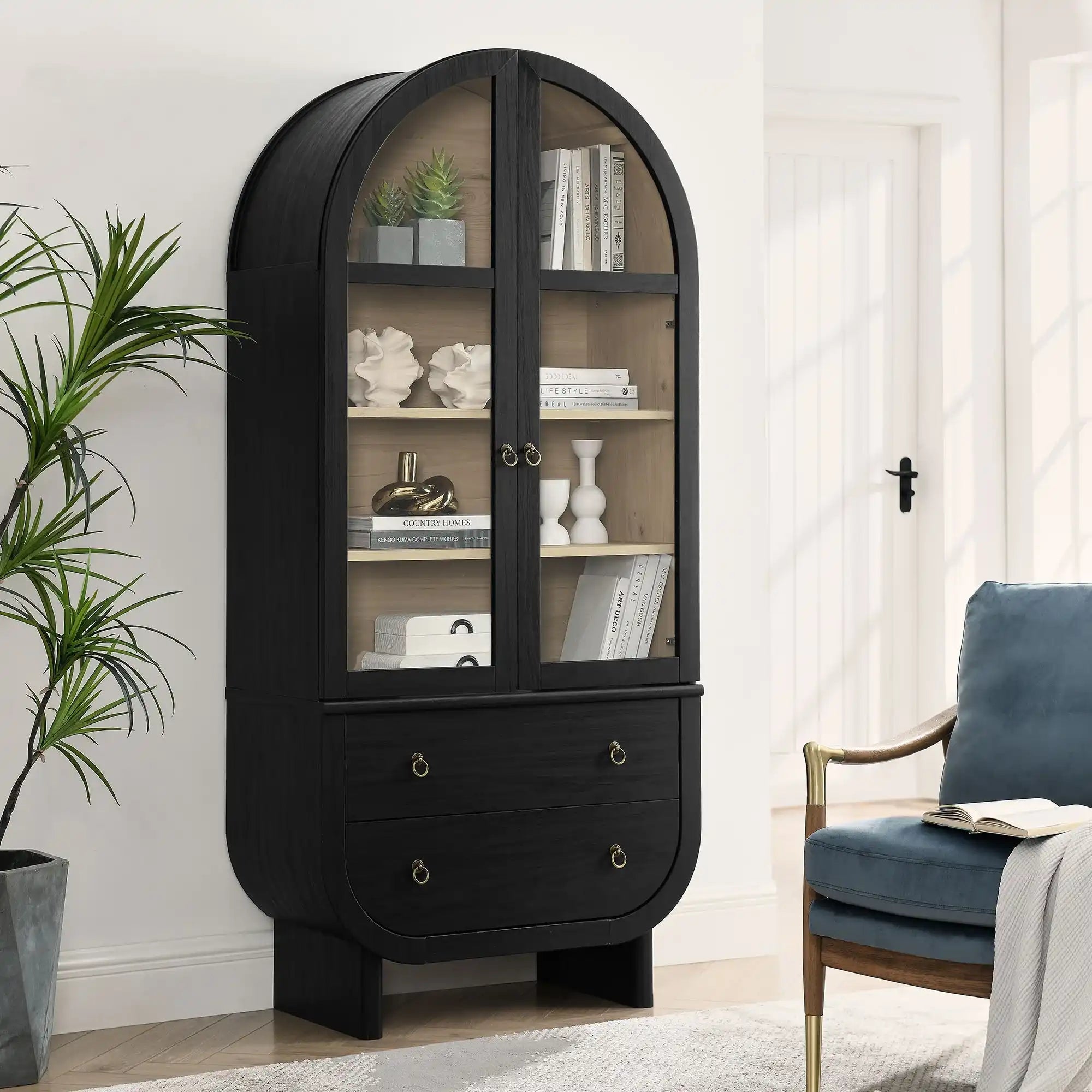 Nyx Arched Display Cabinet - Best Buy Furniture