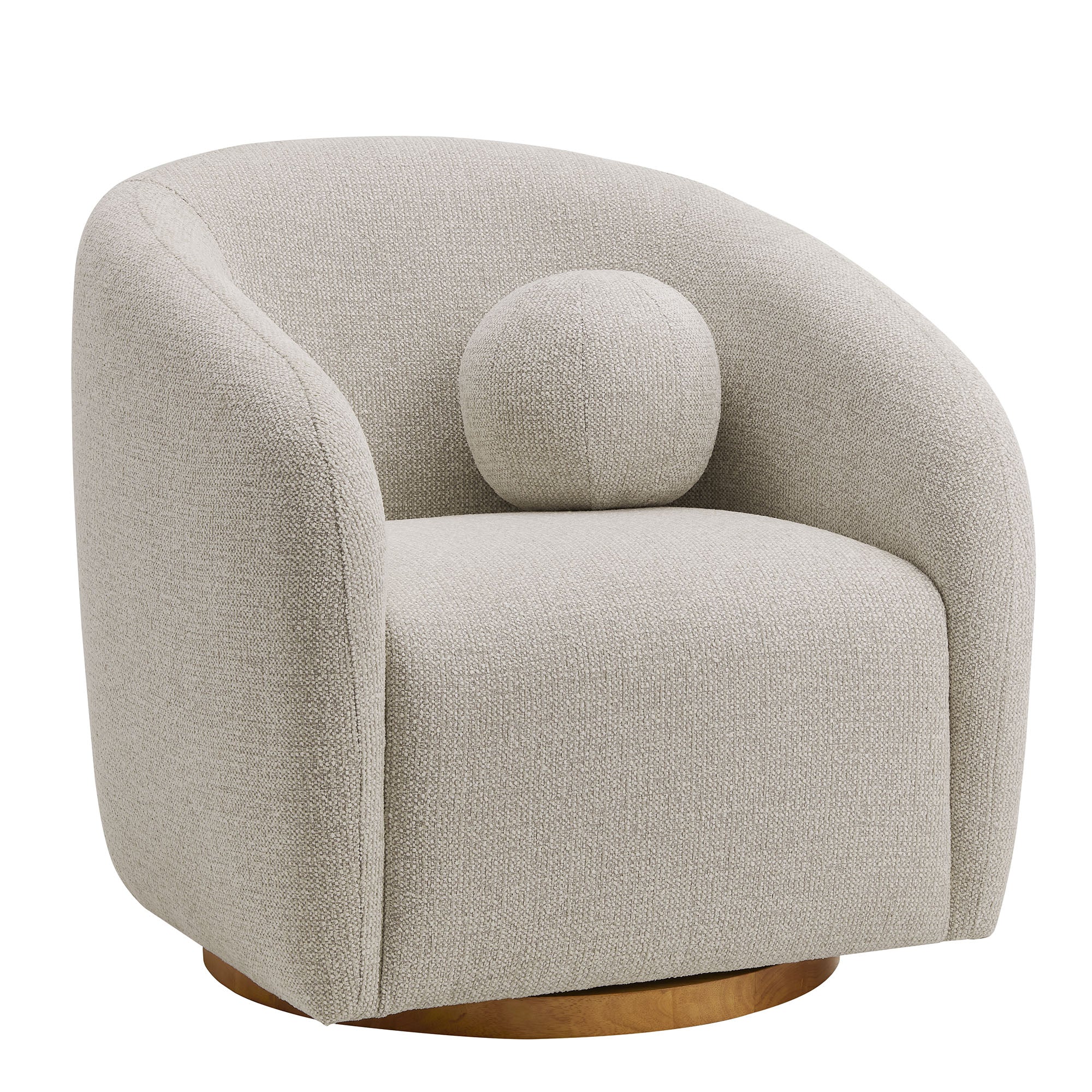 Holland Swivel Chenille Fabric Armchair by Modway - Best Buy Furniture