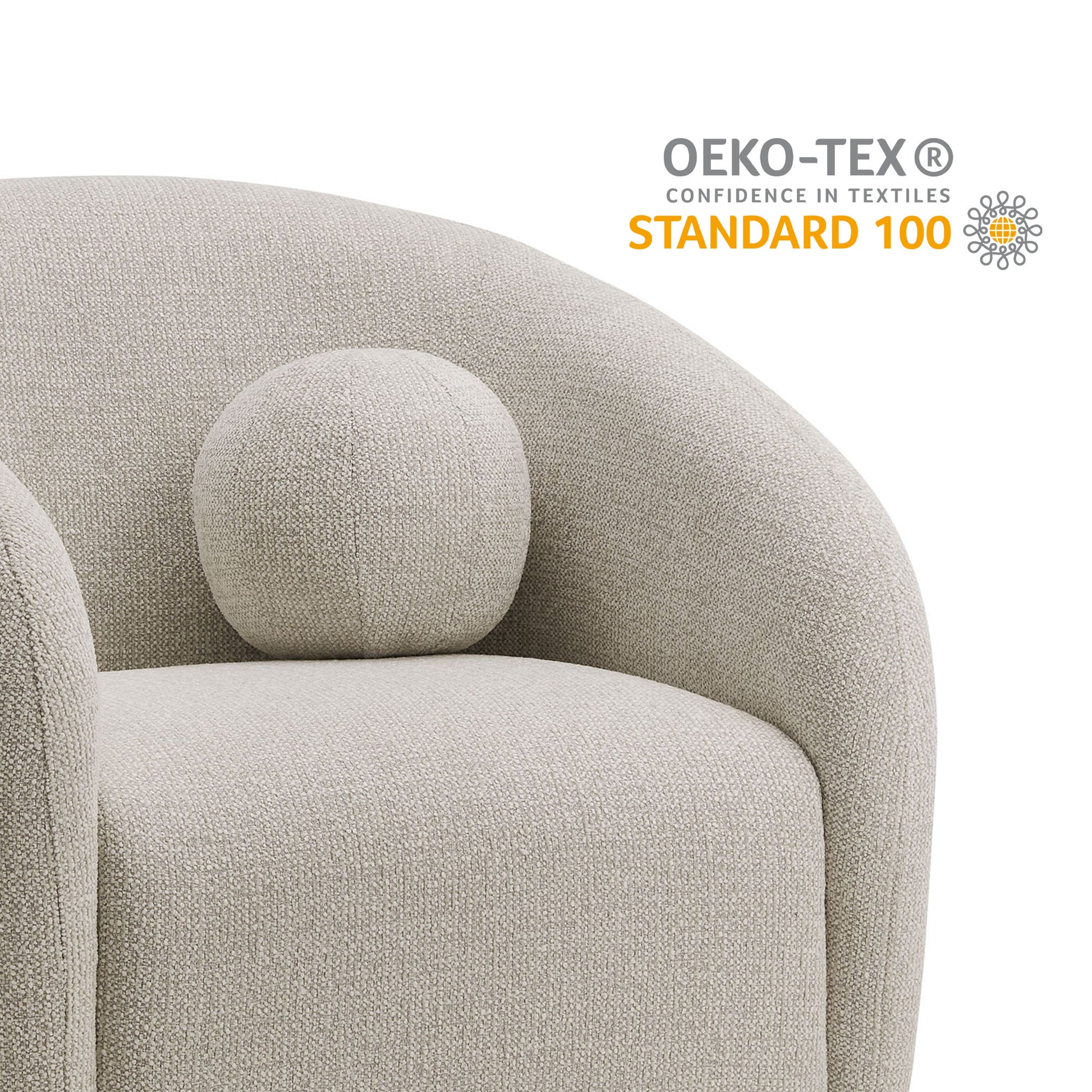 Holland Swivel Chenille Fabric Armchair by Modway - Best Buy Furniture