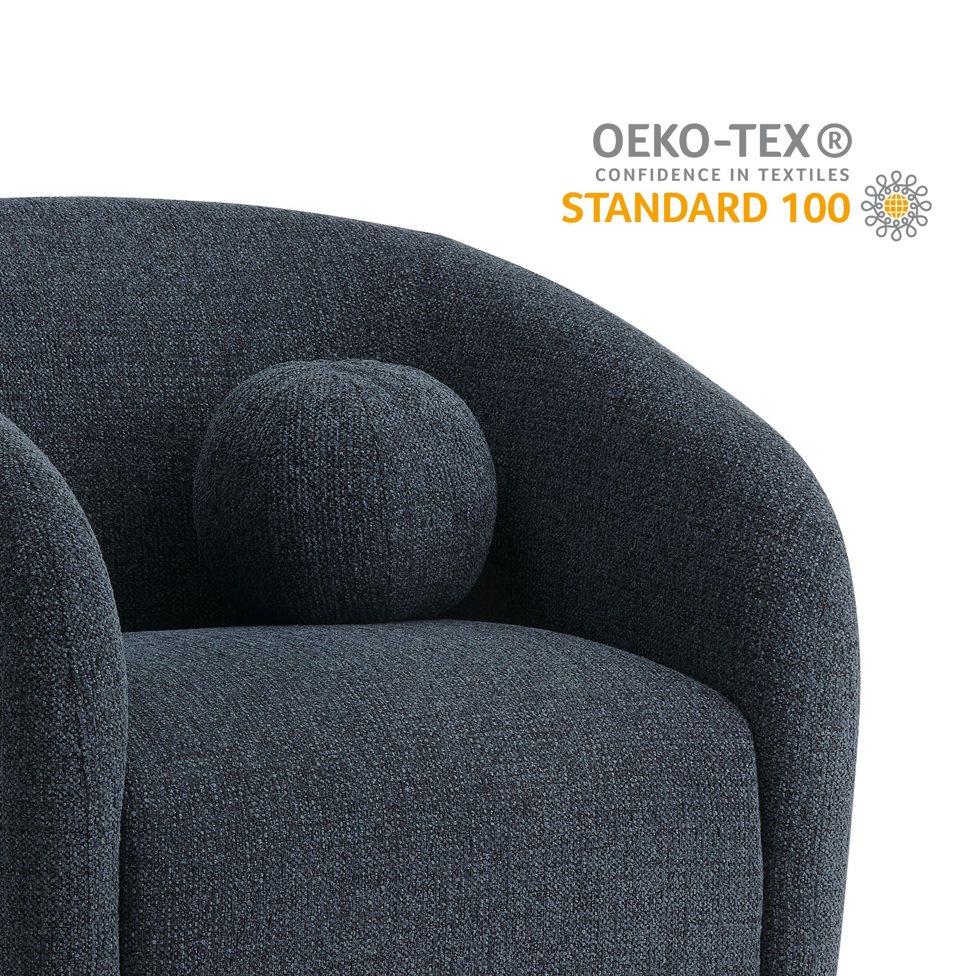 Holland Swivel Chenille Fabric Armchair by Modway - Best Buy Furniture