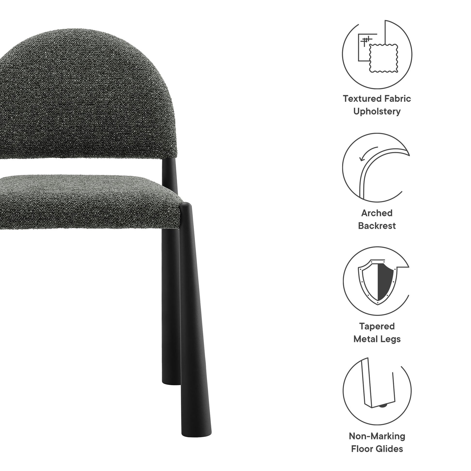 Hayley Upholstered Fabric Dining Side Chair by Modway - Best Buy Furniture