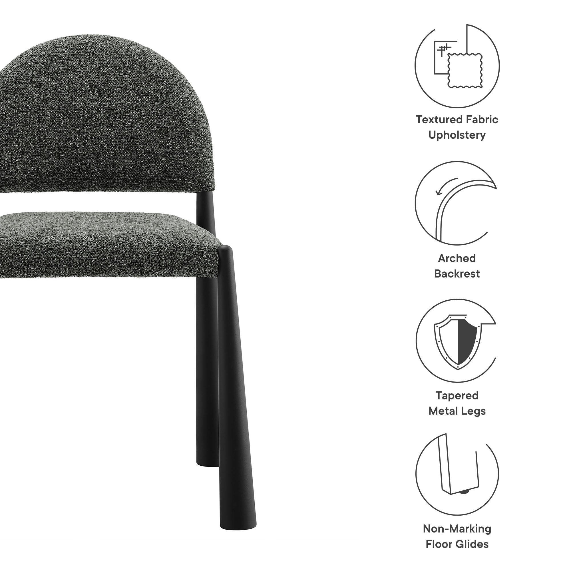 Hayley Upholstered Fabric Dining Side Chair by Modway - Best Buy Furniture